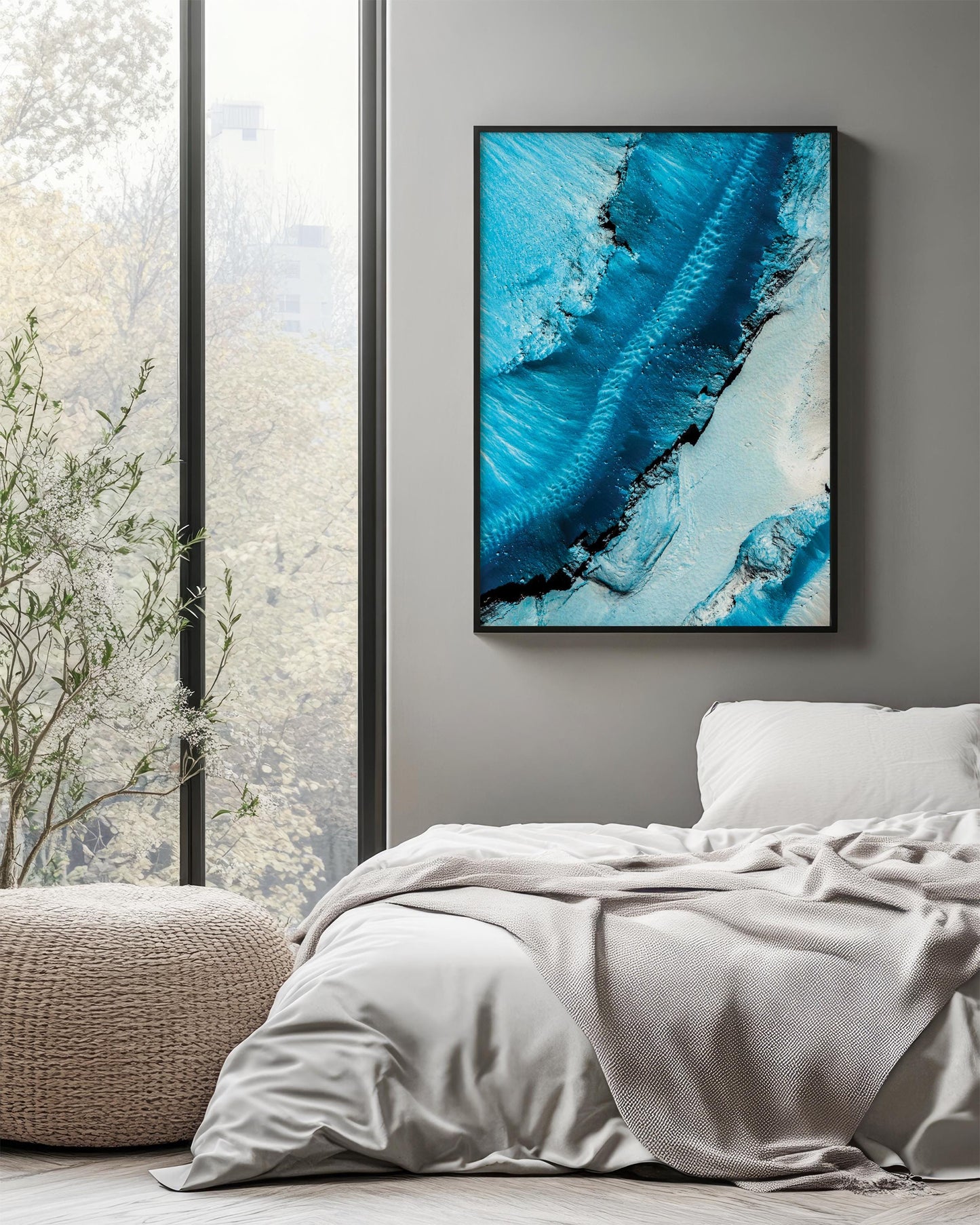 Mars Canyon Print – Martian Landscape Art | NASA Mars Poster | Space Wall Decor