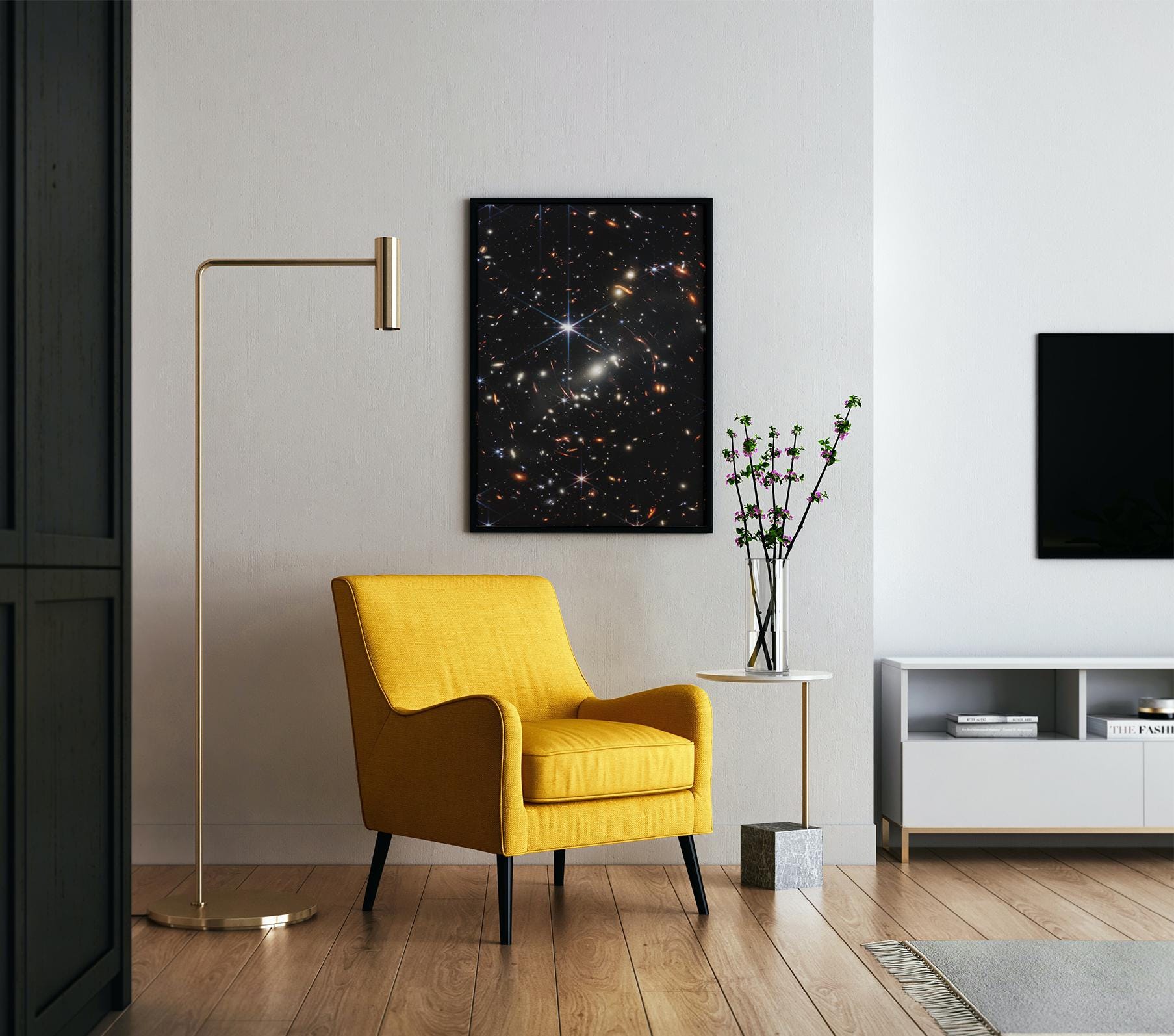 James Webb Space Telescope: Deep Field | NASA Universe Print | Space wall art | Astronomy Wall Decor | Astrophotography | JWST SMACS 0723