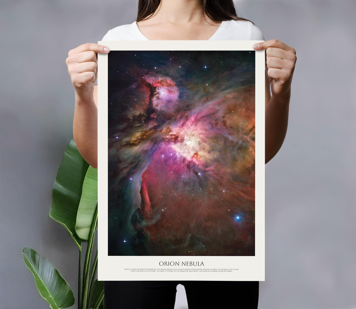 Orion Nebula Print – NASA Poster | Hubble Space Photography, Messier 42 Art