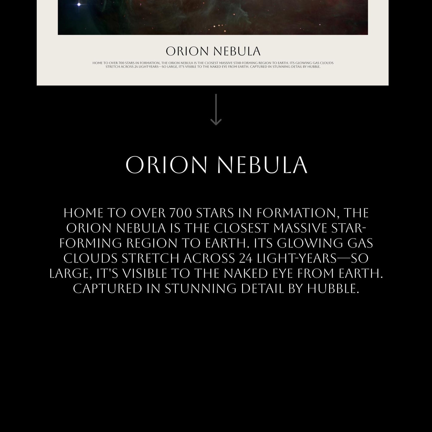 Orion Nebula Print – NASA Poster | Hubble Space Photography, Messier 42 Art