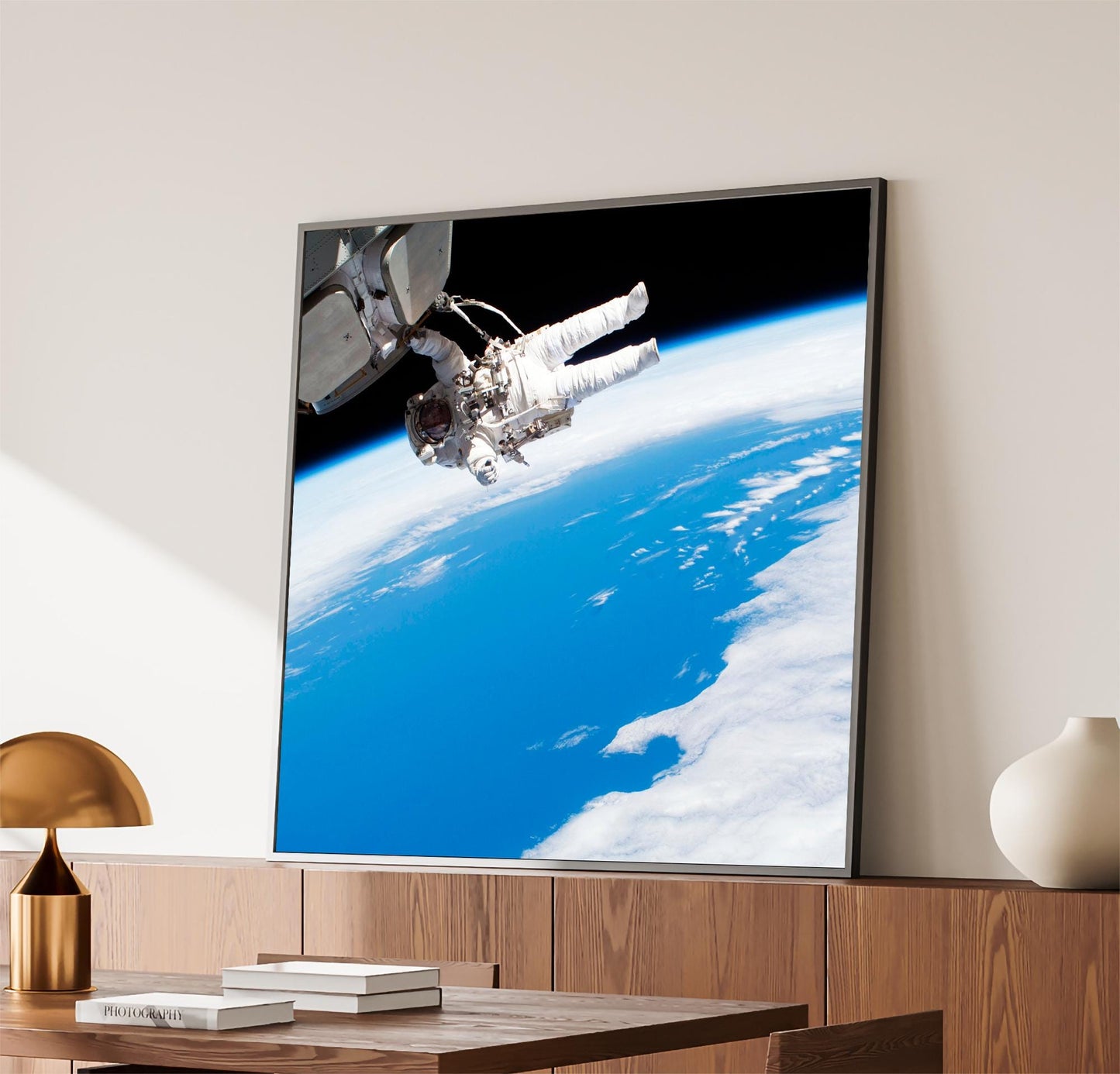 Astronaut Spacewalk Print – NASA Archival Image | Space Wall Art Decor