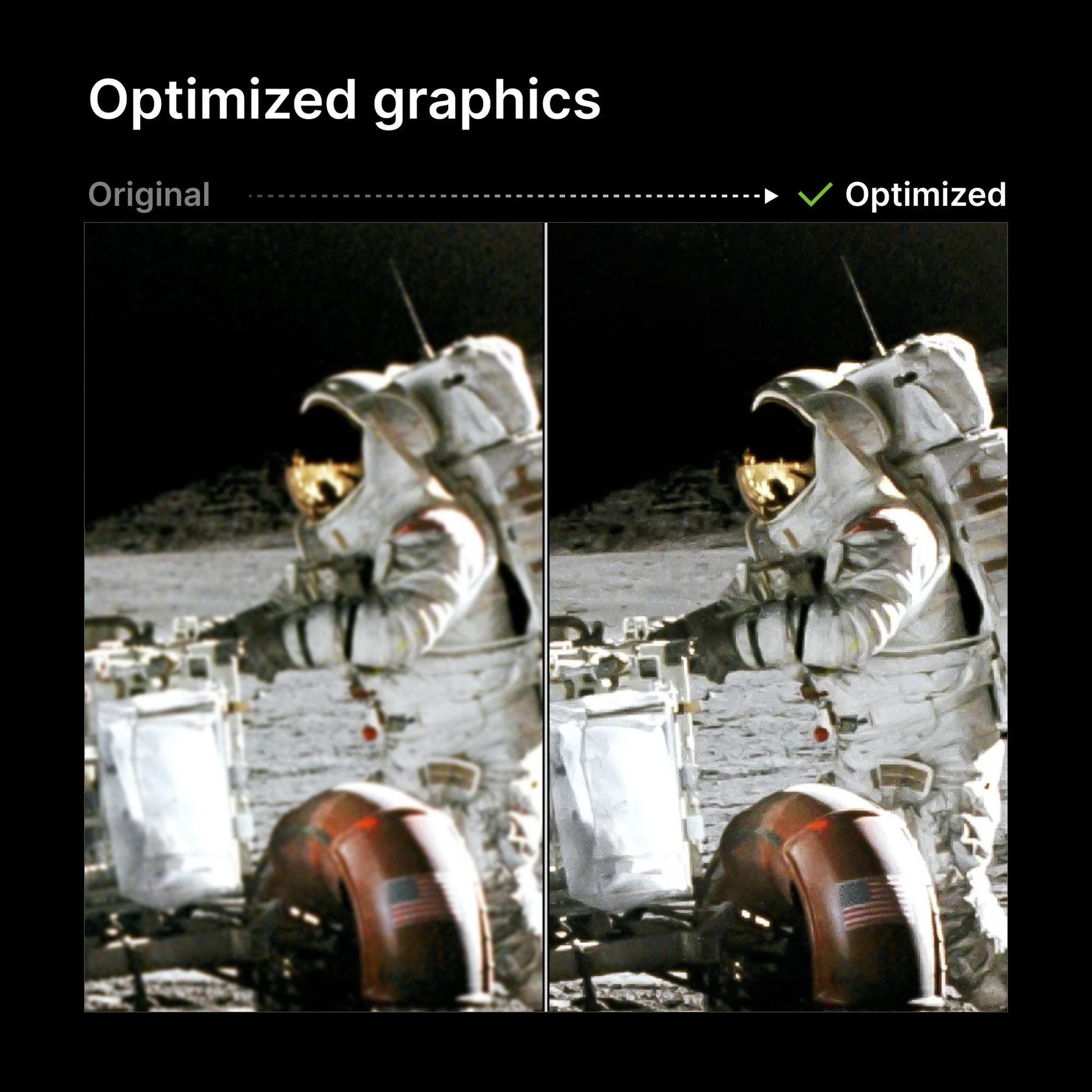 Apollo 17 Lunar Rover on Moon | NASA&#39;s Apollo Mission 1972 | Universe Wall art print | Space Exploration Art