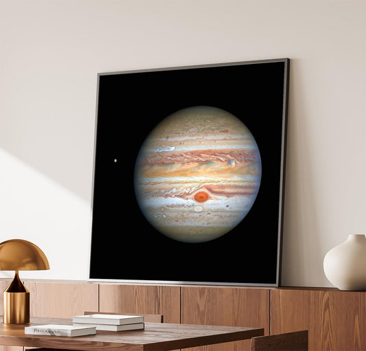 Jupiter And The Great Red Spot Captured By Hubble Telescope