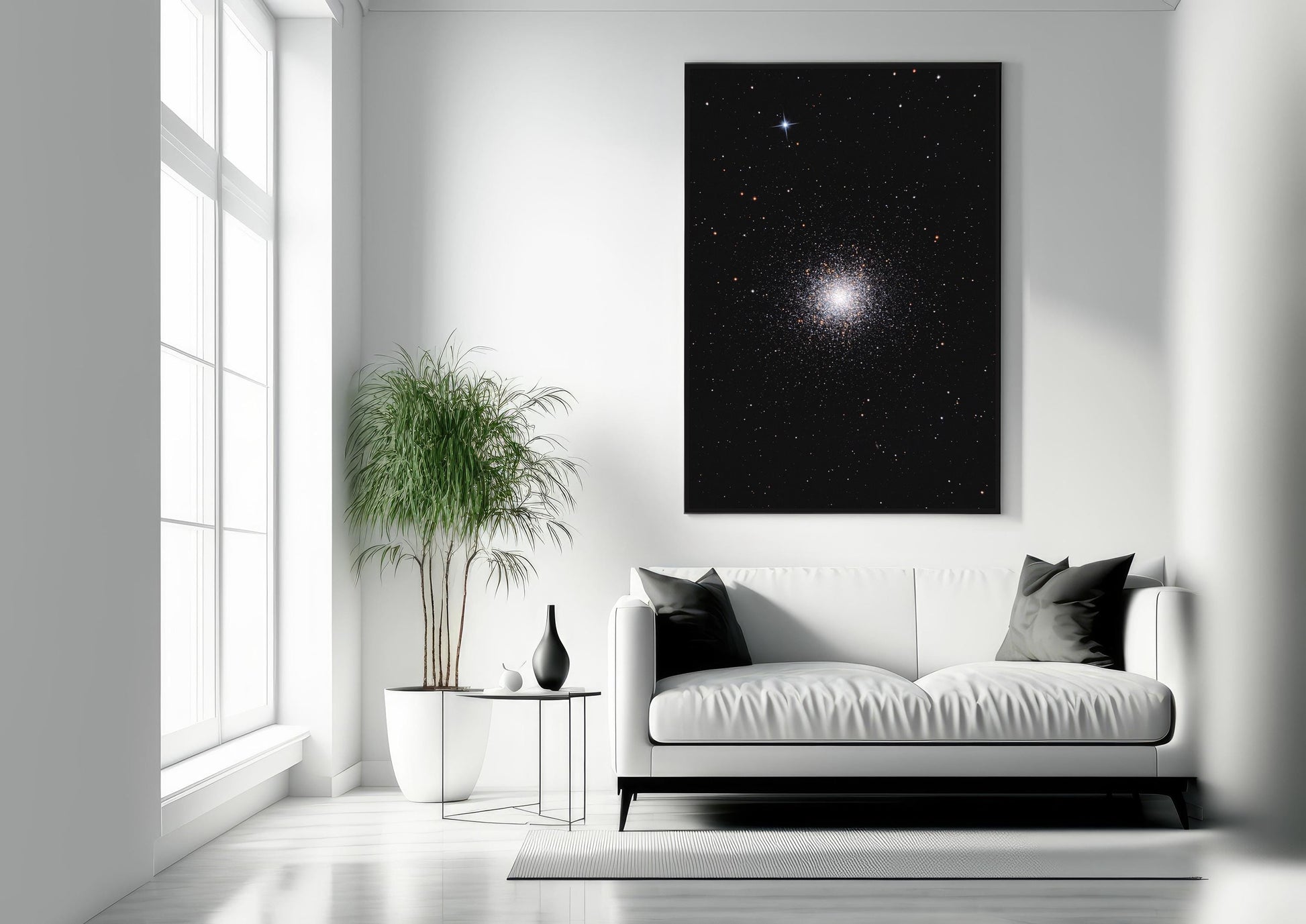 Poster of the Great Hercules Star Cluster M13 - Modern Space Wall Art - Wall Decor - Office decor - Universe