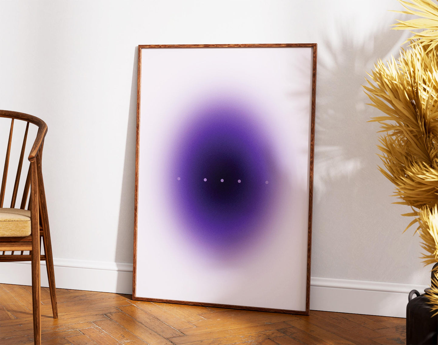 Purple Gradient Art Print – Minimalist Wall Art | Modern Home Decor Poster