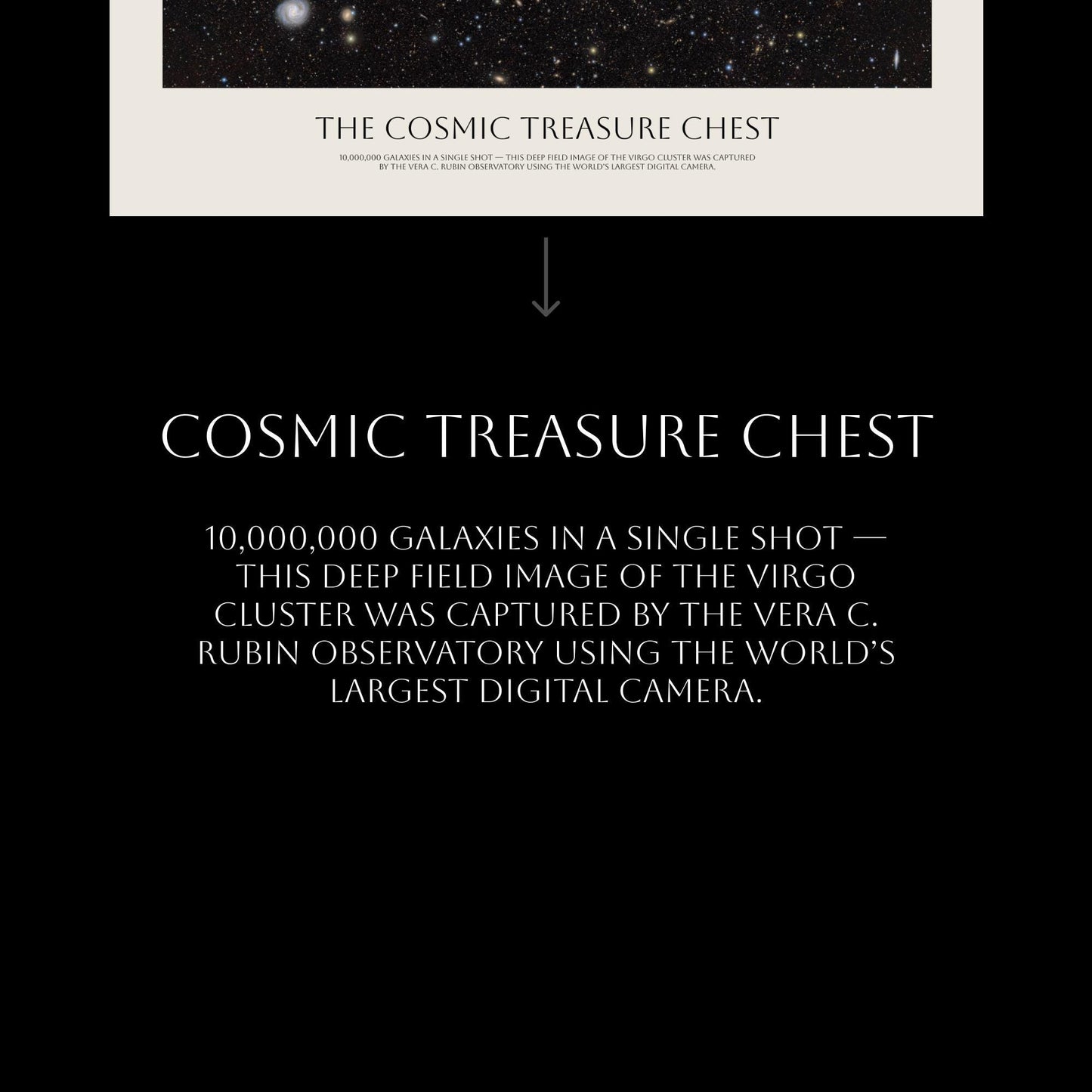 Virgo Cluster Galaxy Print: Vera Rubin Observatory Ultra-High Resolution Space Art