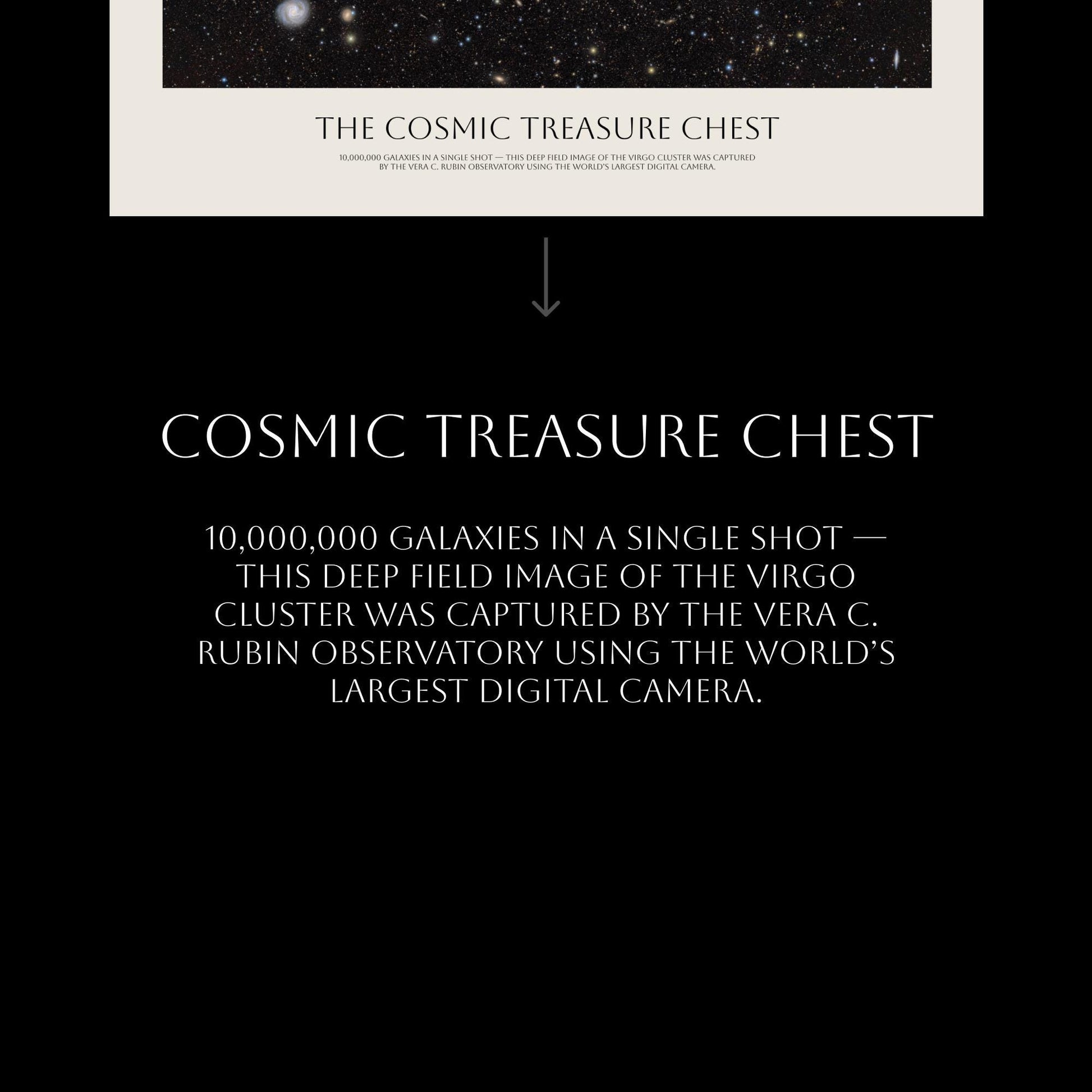 Virgo Cluster Galaxy Print: Vera Rubin Observatory Ultra-High Resolution Space Art