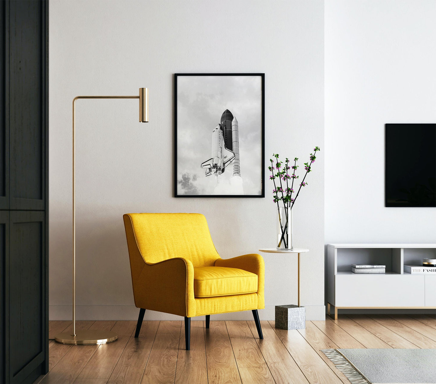 Space Shuttle Atlantis Print - Final Mission STS-135 | Historic NASA Wall Art