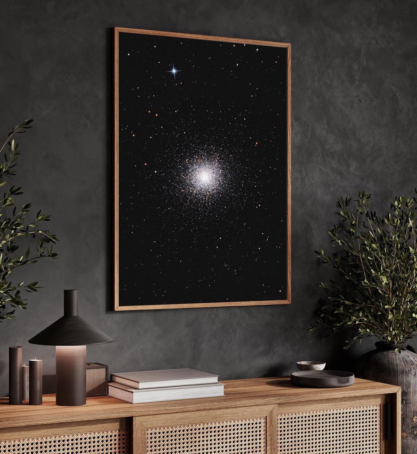 Poster of the Great Hercules Star Cluster M13 - Modern Space Wall Art - Wall Decor - Office decor - Universe