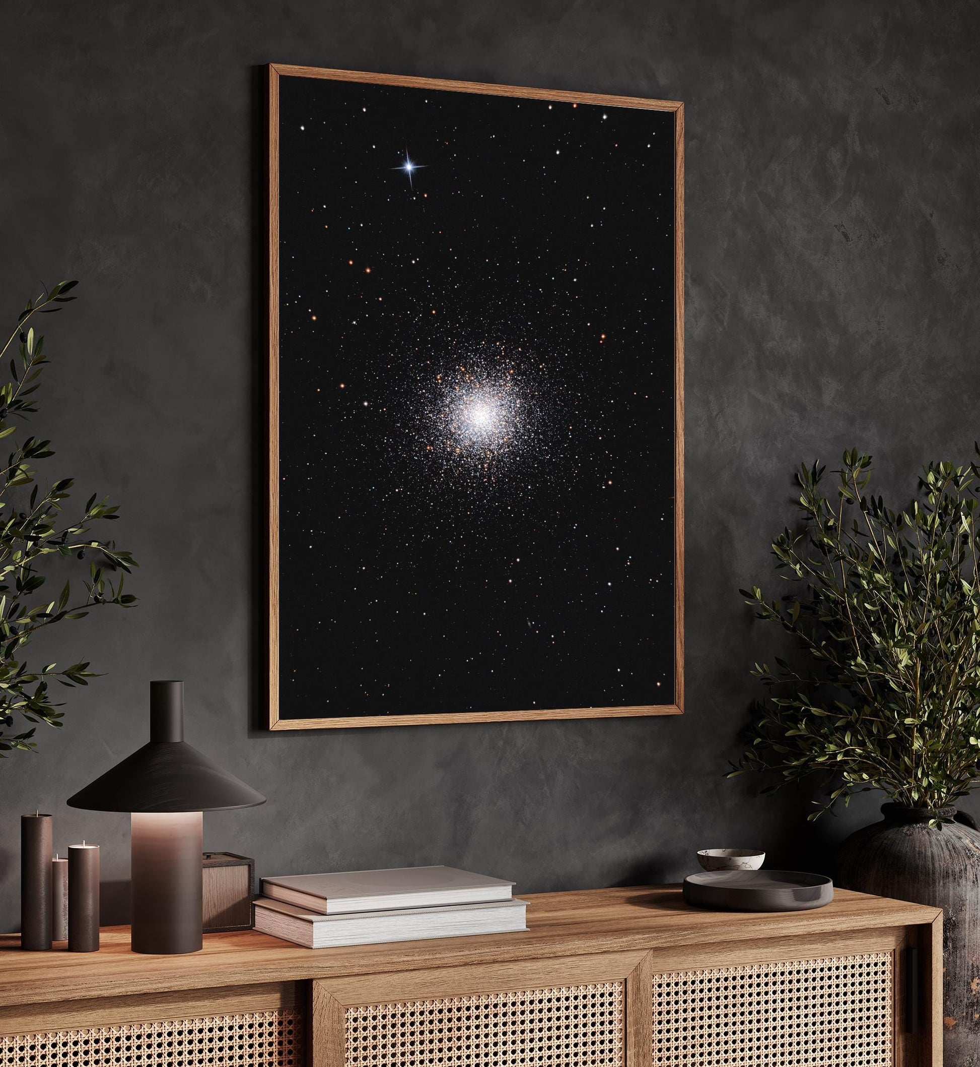Poster of the Great Hercules Star Cluster M13 - Modern Space Wall Art - Wall Decor - Office decor - Universe