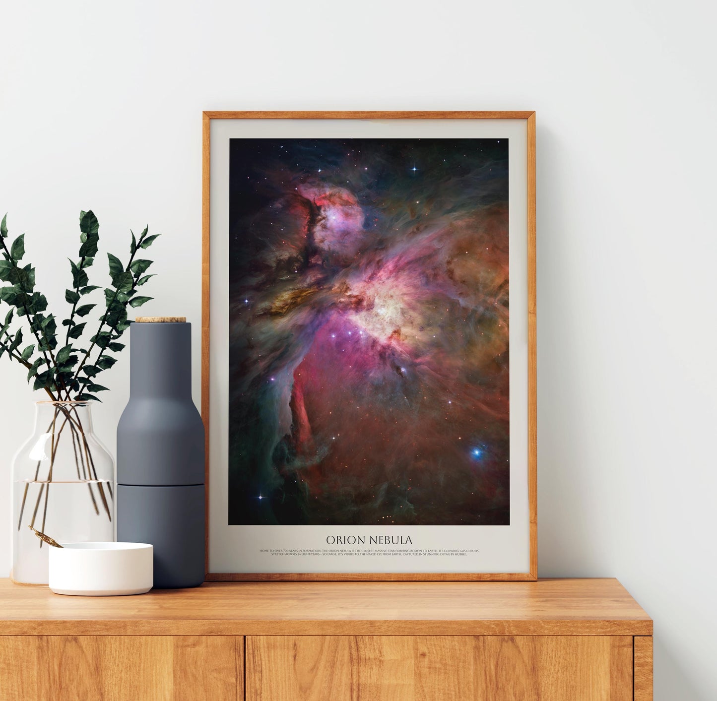Orion Nebula Print – NASA Poster | Hubble Space Photography, Messier 42 Art