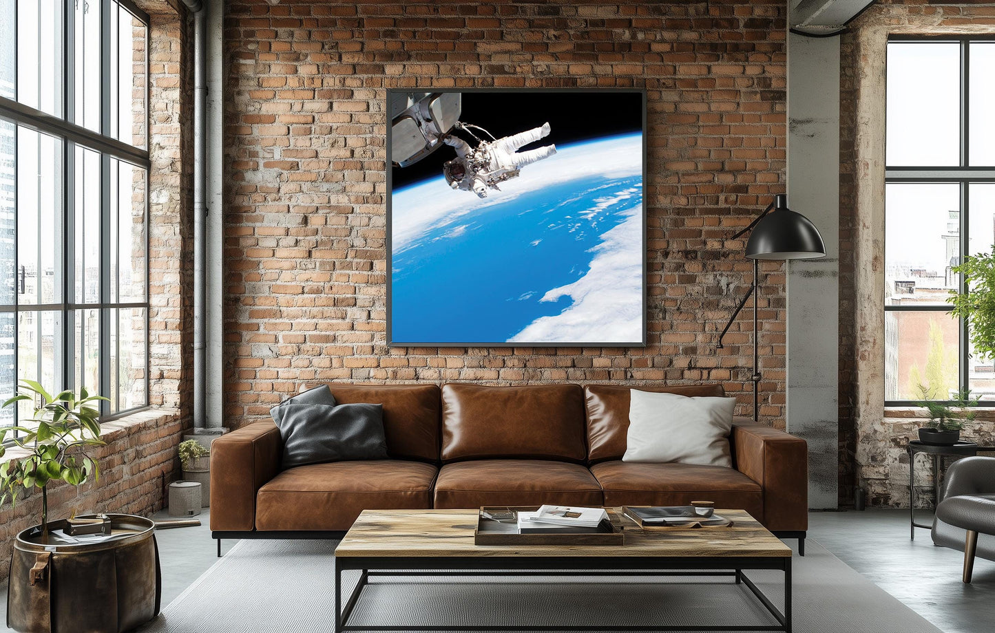 Astronaut Spacewalk Print – NASA Archival Image | Space Wall Art Decor