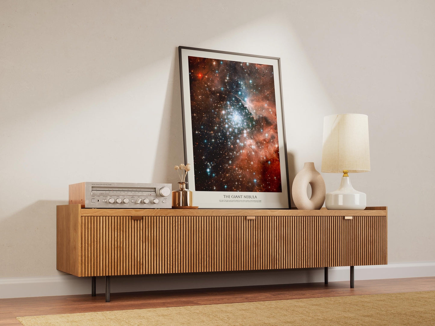 NASA Giant Nebula Print | Hubble Space Telescope Photo | Massive Star Cluster Space Wall Art | NGC 3603