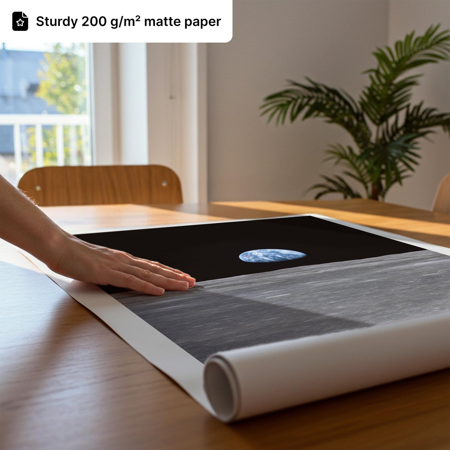 Earthrise NASA Poster: Apollo 8 Moon View