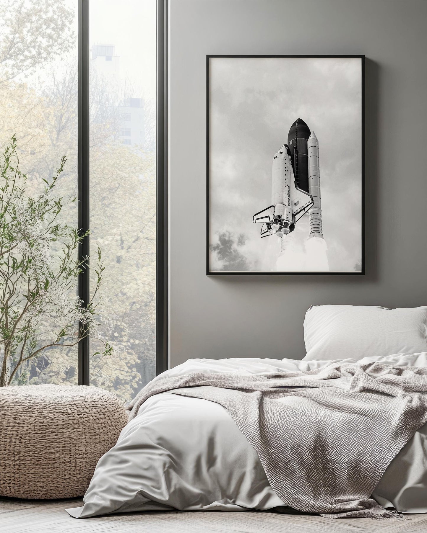 Space Shuttle Atlantis Print - Final Mission STS-135 | Historic NASA Wall Art