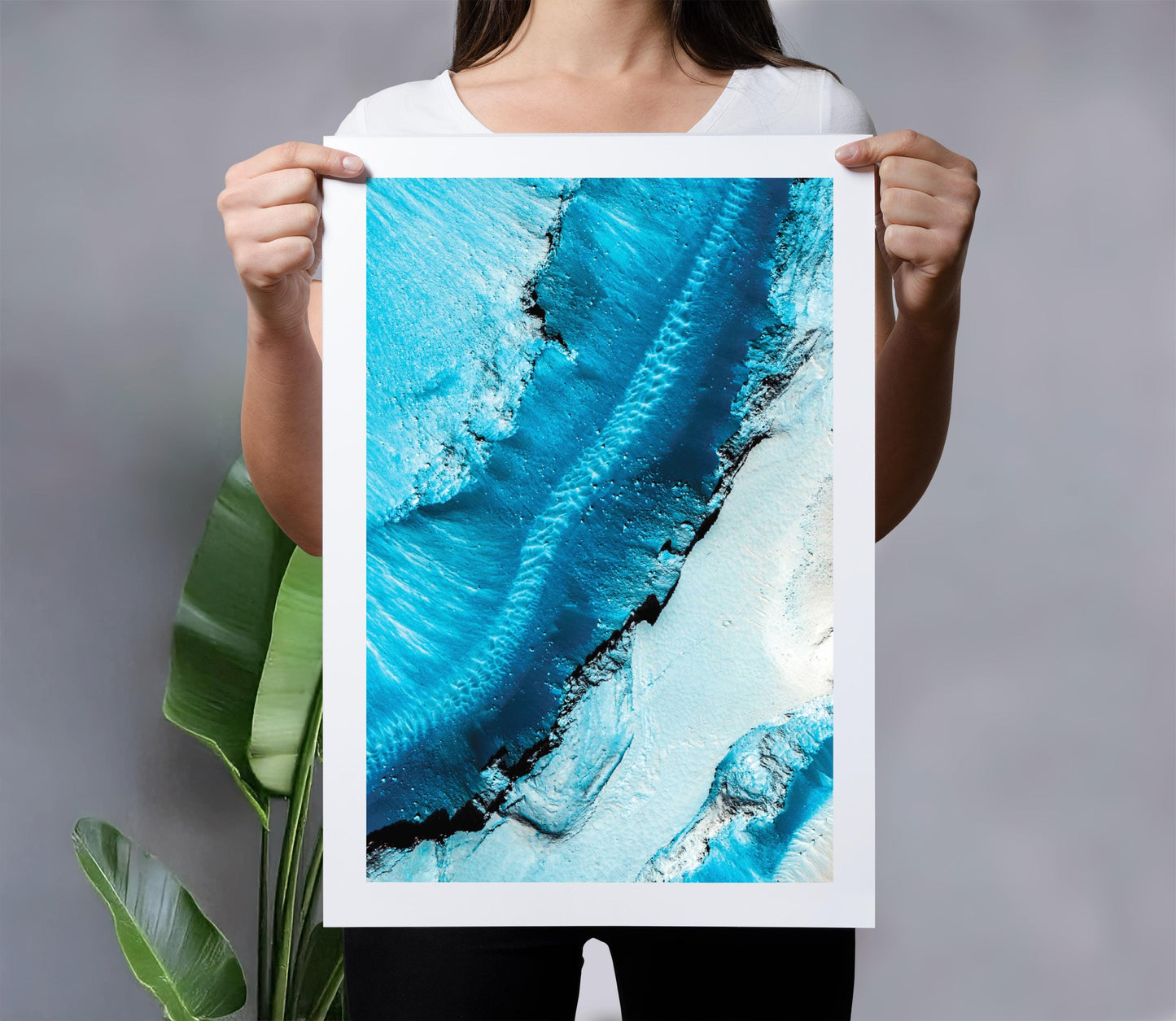 Mars Canyon Print – Martian Landscape Art | NASA Mars Poster | Space Wall Decor