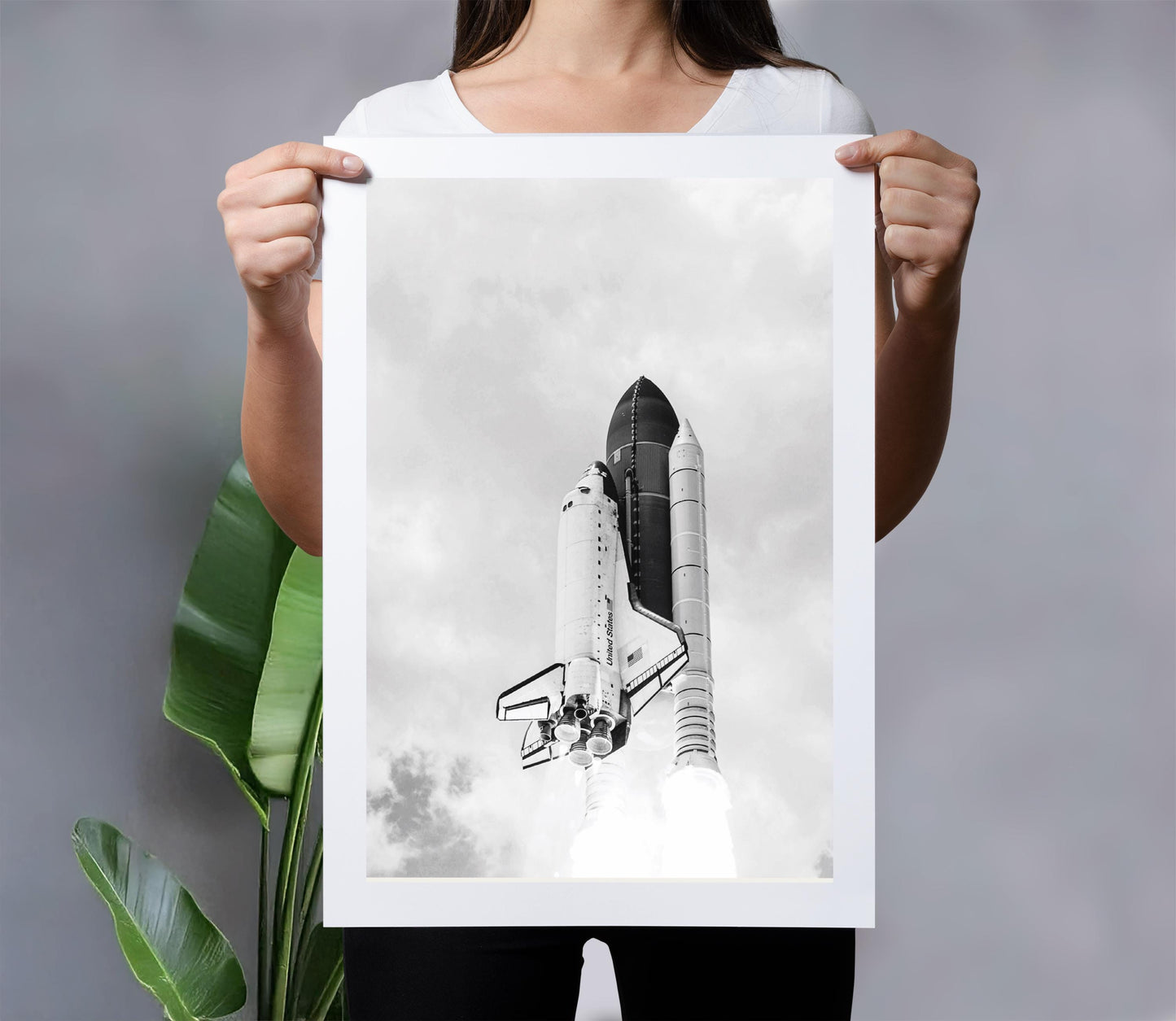 Space Shuttle Atlantis Print - Final Mission STS-135 | Historic NASA Wall Art