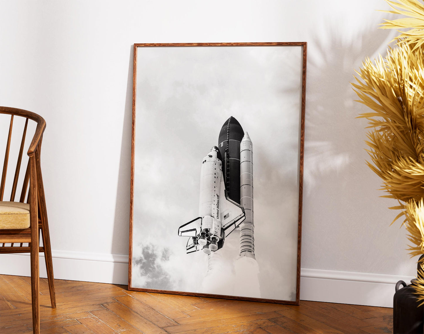 Space Shuttle Atlantis Print - Final Mission STS-135 | Historic NASA Wall Art