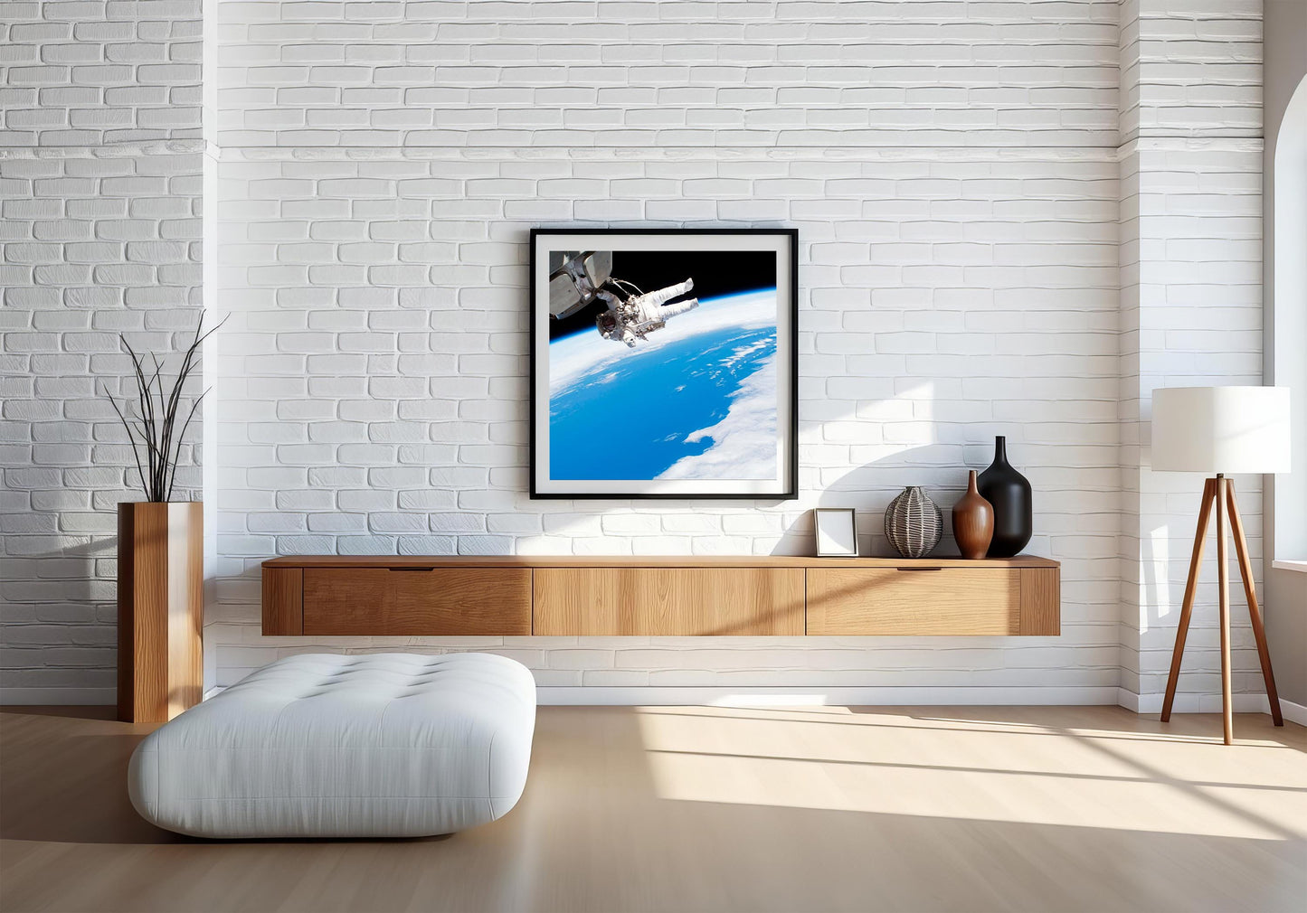 Astronaut Spacewalk Print – NASA Archival Image | Space Wall Art Decor