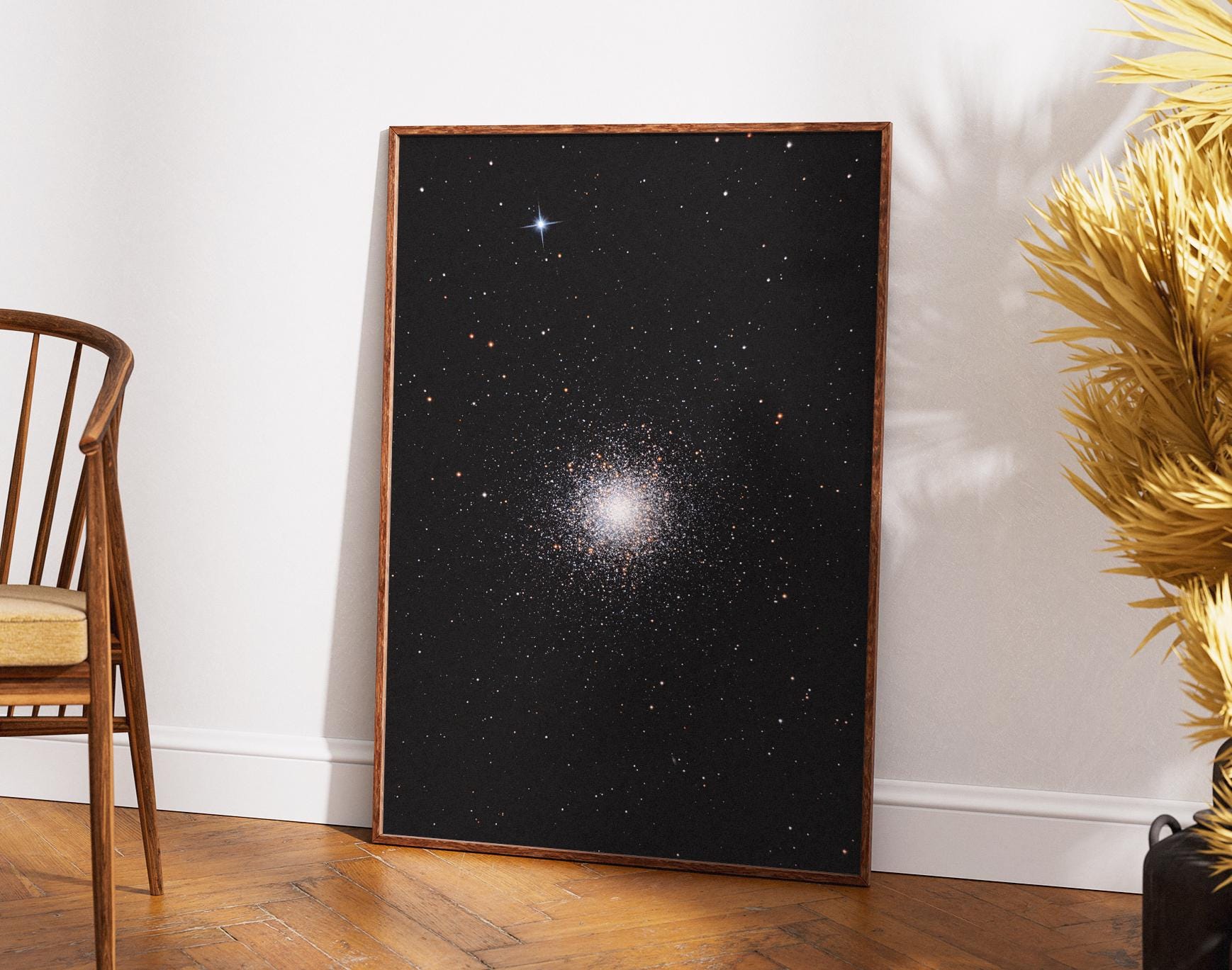 Poster of the Great Hercules Star Cluster M13 - Modern Space Wall Art - Wall Decor - Office decor - Universe