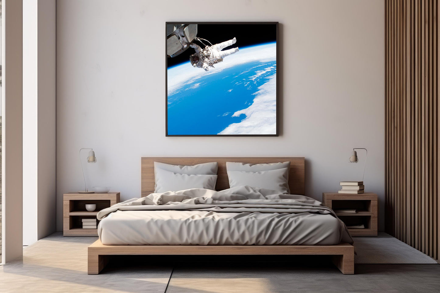 Astronaut Spacewalk Print – NASA Archival Image | Space Wall Art Decor