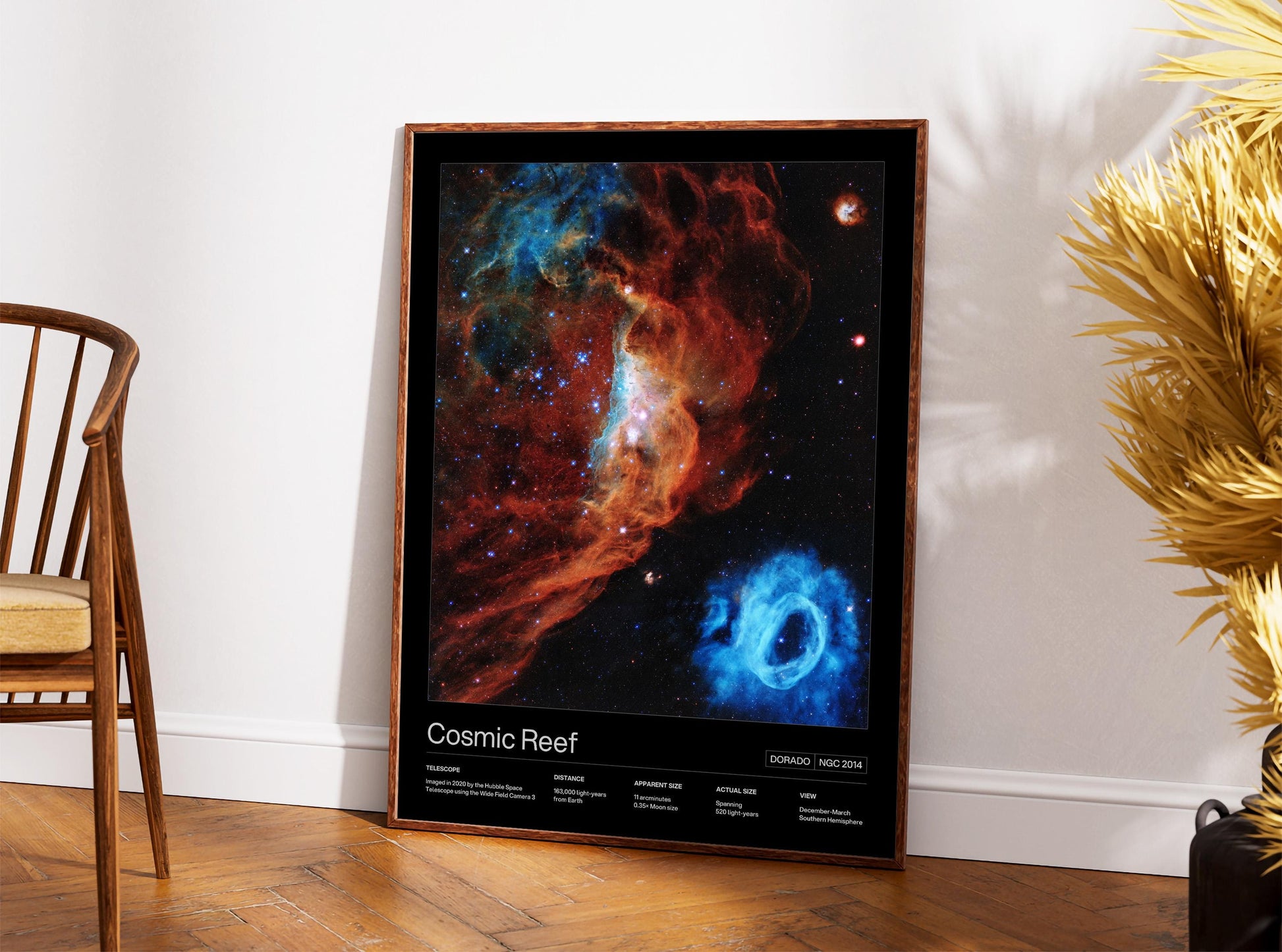 Cosmic Reef by NASA Hubble Space Telescope Historic Photographs Poster