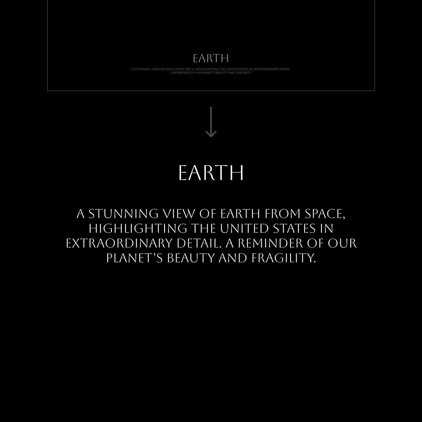 Earth from Space Poster | United States From Space | California USA | Blue Marble Wall Art | NASA Space Photography | Modern Home Decor