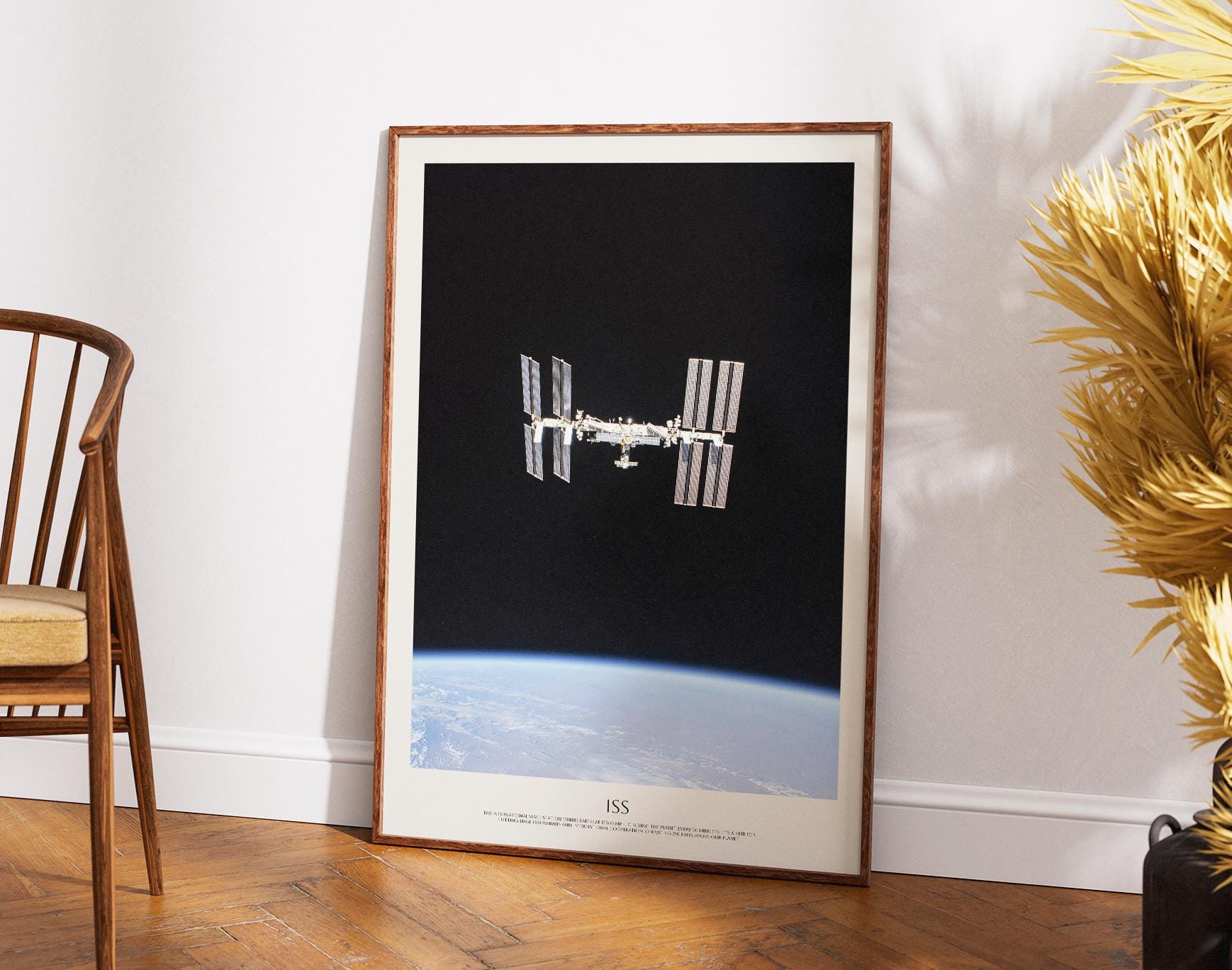 Iconic Photo of ISS International Space Station | ISS Poster with Story  | ISS View from Space | Space Exploration | Quality Space Wall Art