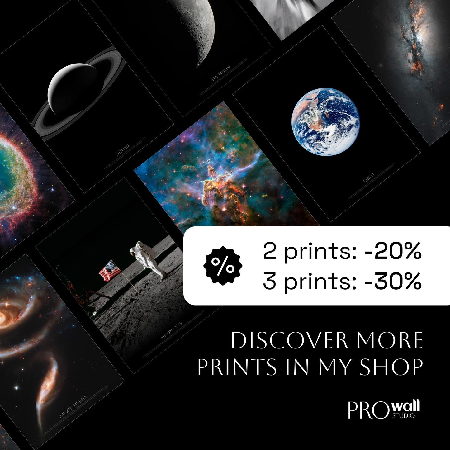 JWST Deep Field Print – Remastered Galaxy Cluster Art | Museum Quality Poster