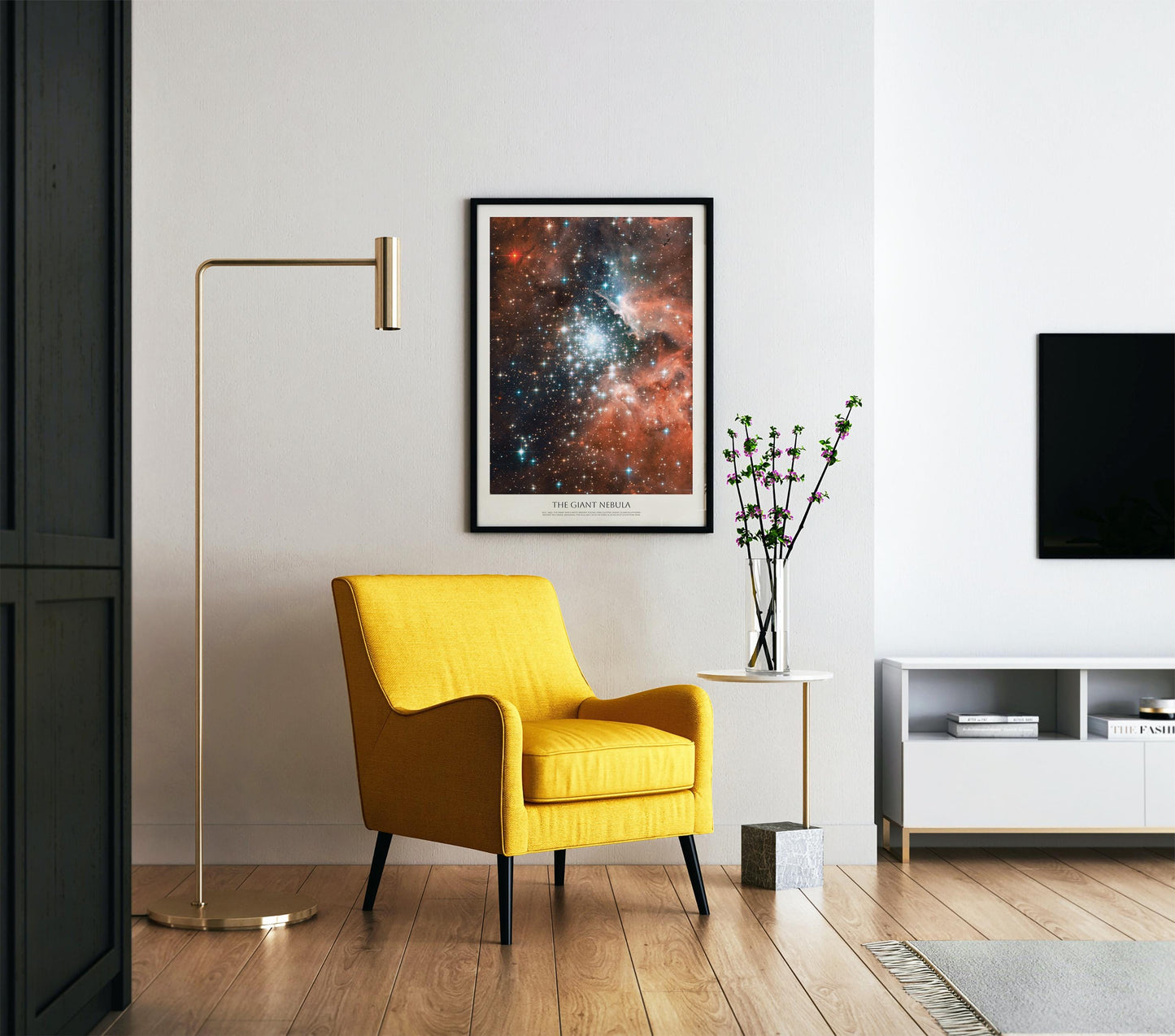 NASA Giant Nebula Print | Hubble Space Telescope Photo | Massive Star Cluster Space Wall Art | NGC 3603