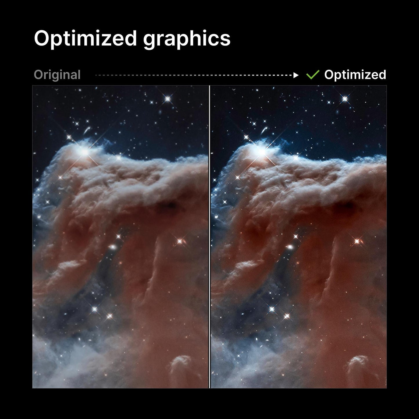 Nasa Poster Horsehead Nebula | Hubble Telescope Poster | Astronomy Wall Art | Space Poster | Universe Poster | IC434 | Barnard 33