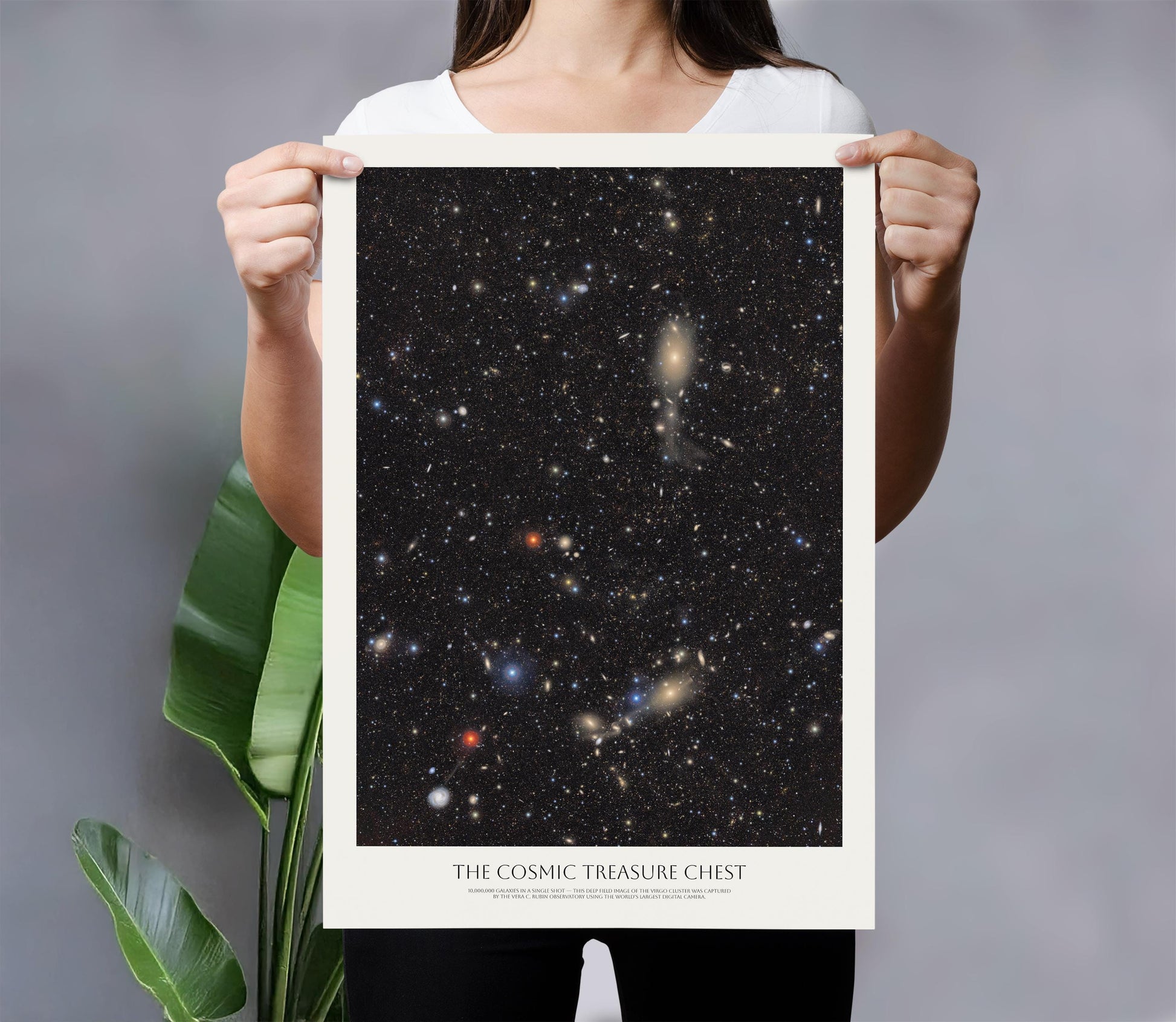Virgo Cluster Galaxy Print: Vera Rubin Observatory Ultra-High Resolution Space Art