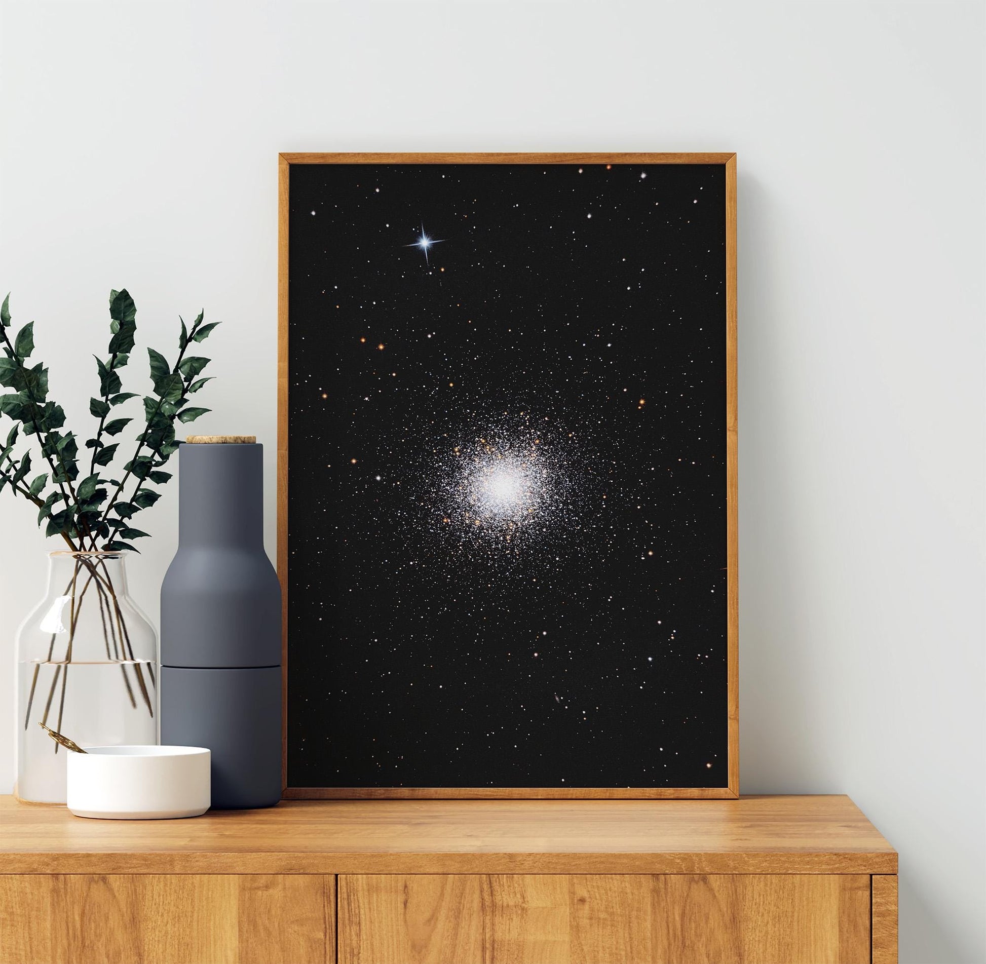 Poster of the Great Hercules Star Cluster M13 - Modern Space Wall Art - Wall Decor - Office decor - Universe
