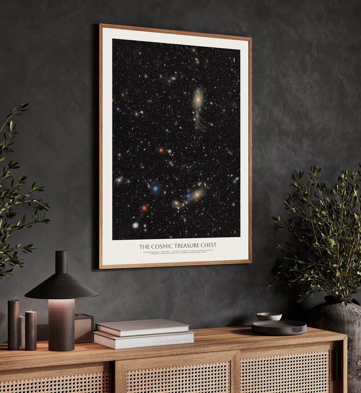 Virgo Cluster Galaxy Print: Vera Rubin Observatory Ultra-High Resolution Space Art
