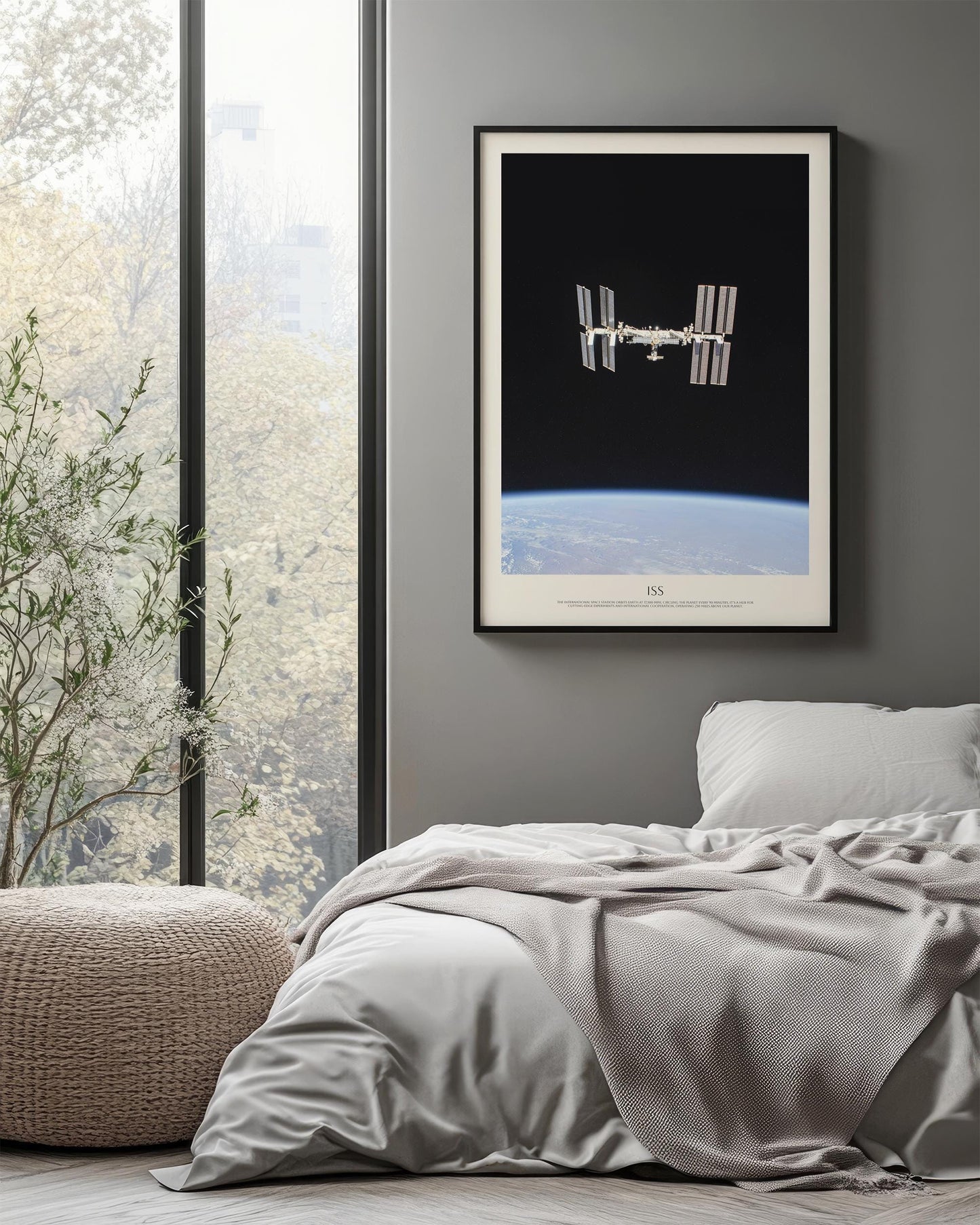 Iconic Photo of ISS International Space Station | ISS Poster with Story  | ISS View from Space | Space Exploration | Quality Space Wall Art