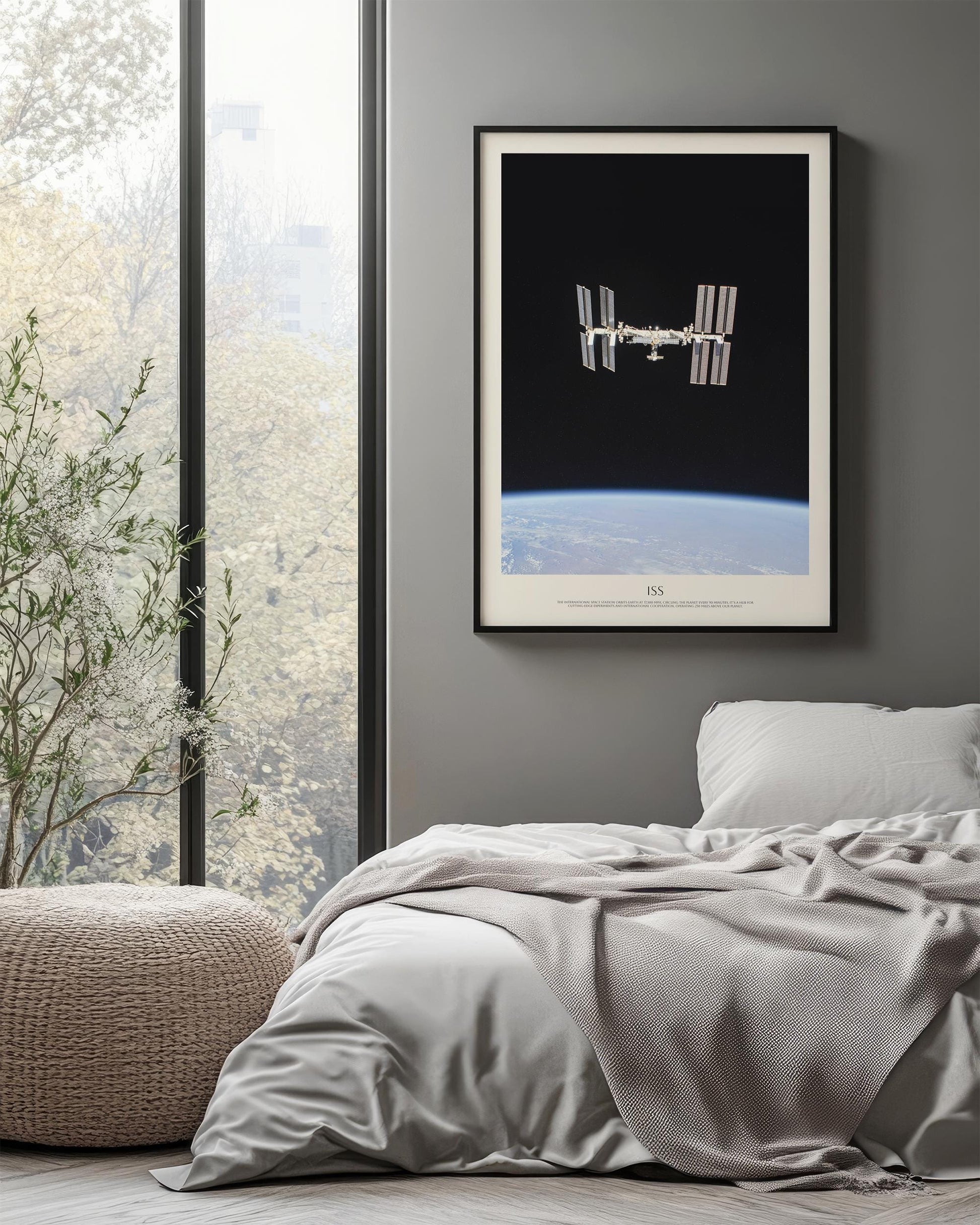 Iconic Photo of ISS International Space Station | ISS Poster with Story  | ISS View from Space | Space Exploration | Quality Space Wall Art