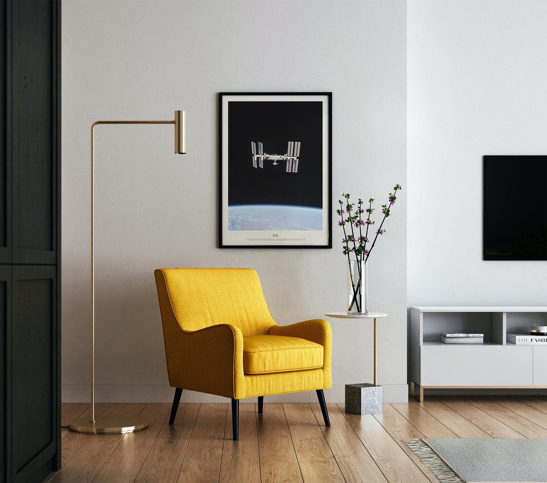 Iconic Photo of ISS International Space Station | ISS Poster with Story  | ISS View from Space | Space Exploration | Quality Space Wall Art