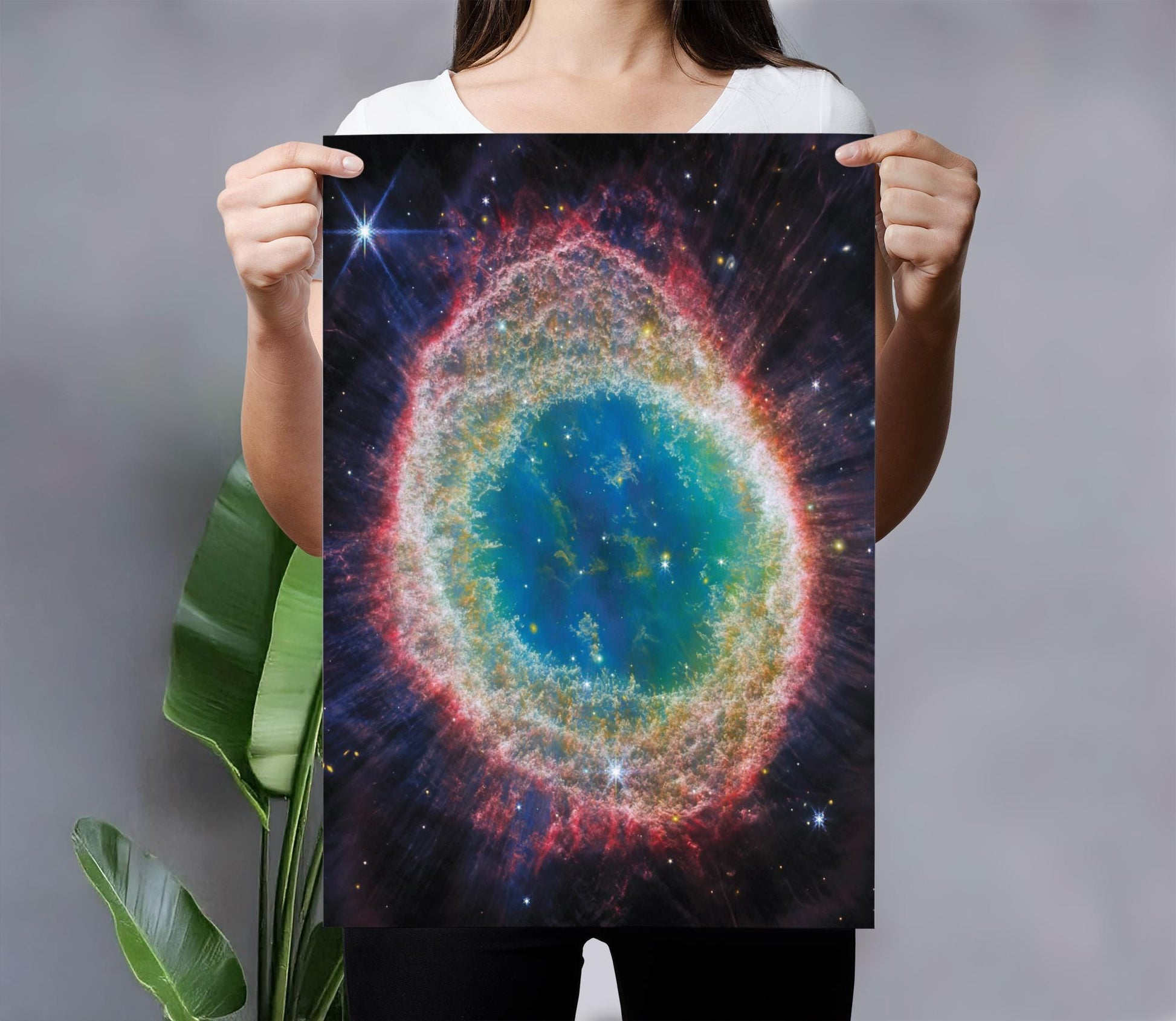 NASA Ring Nebula Wall Art | Stunning Space Photography | Hubble Space Telescope Print | Astronomy Art | Astronomy Space Gift | Messier 57