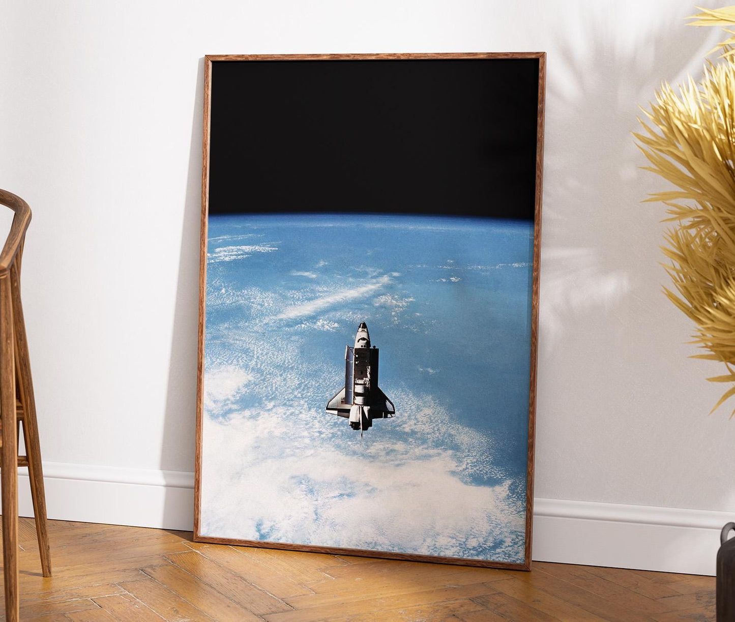 Space Shuttle Wall Art – NASA Challenger STS-7 Orbital Space Print Poster