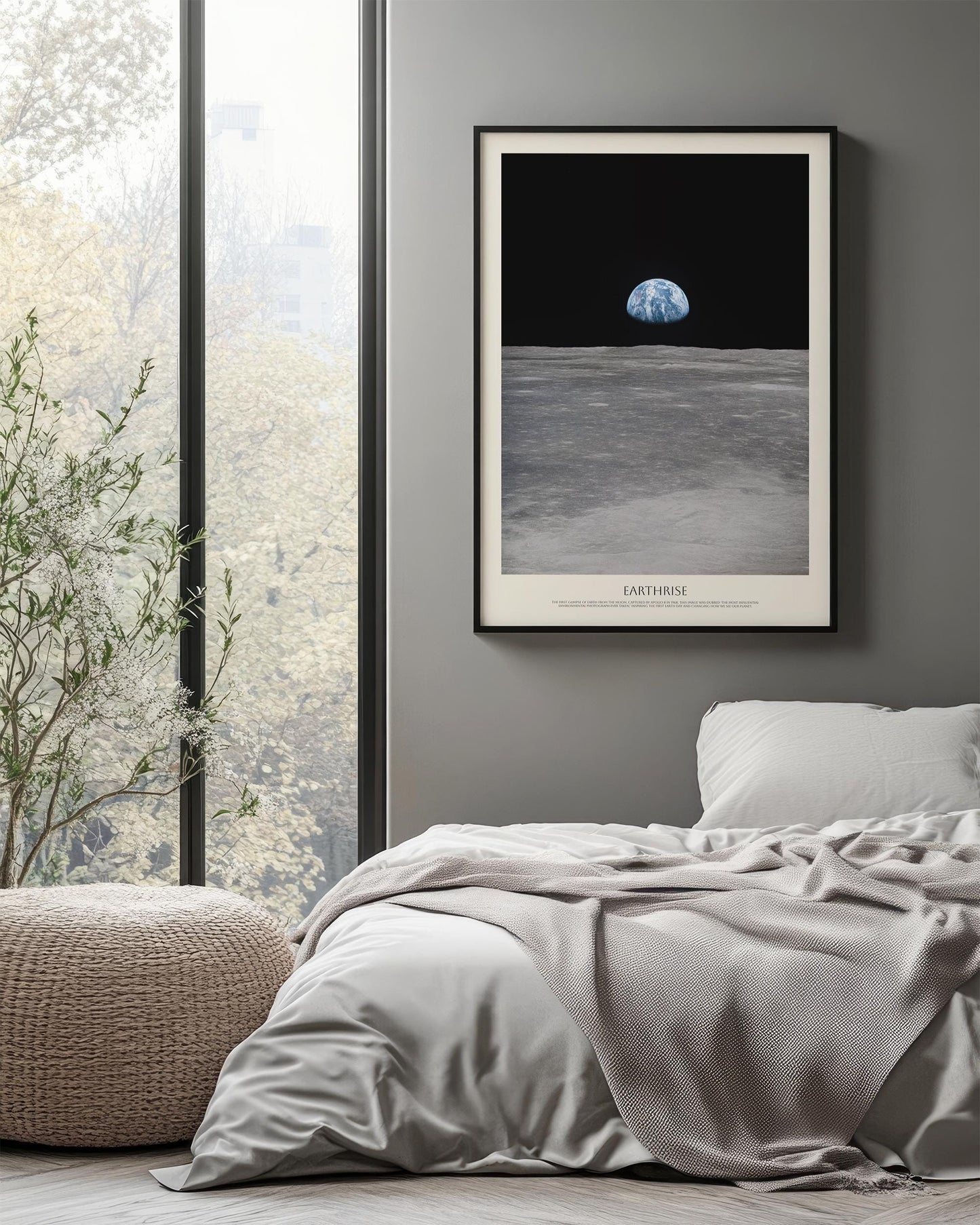 Earthrise NASA Poster: Apollo 8 Moon View