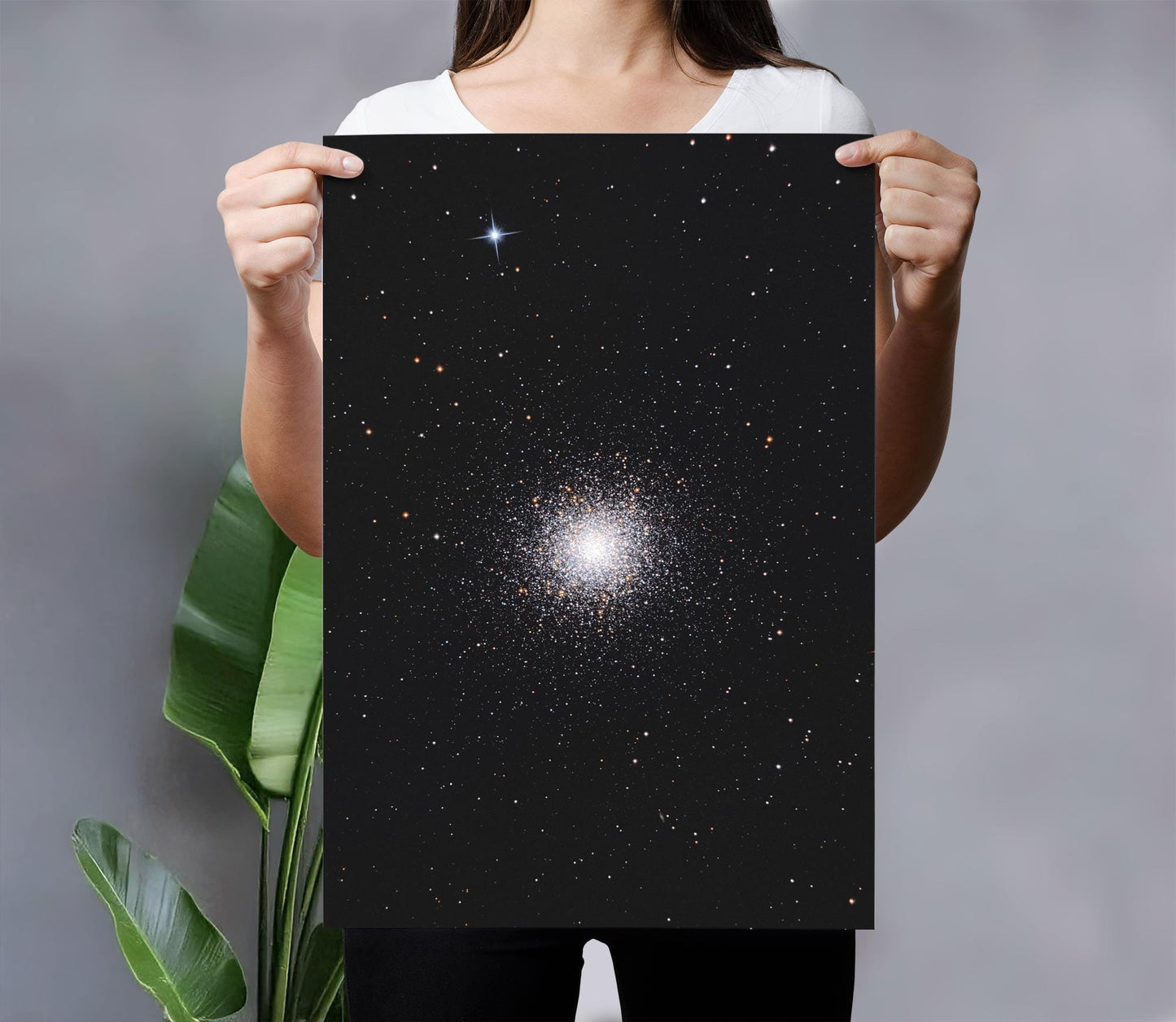 Poster of the Great Hercules Star Cluster M13 - Modern Space Wall Art - Wall Decor - Office decor - Universe