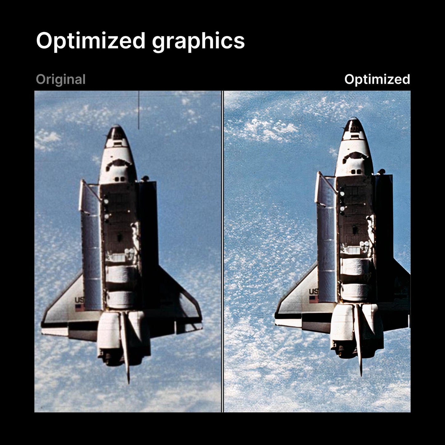 Space Shuttle Wall Art – NASA Challenger STS-7 Orbital Space Print Poster