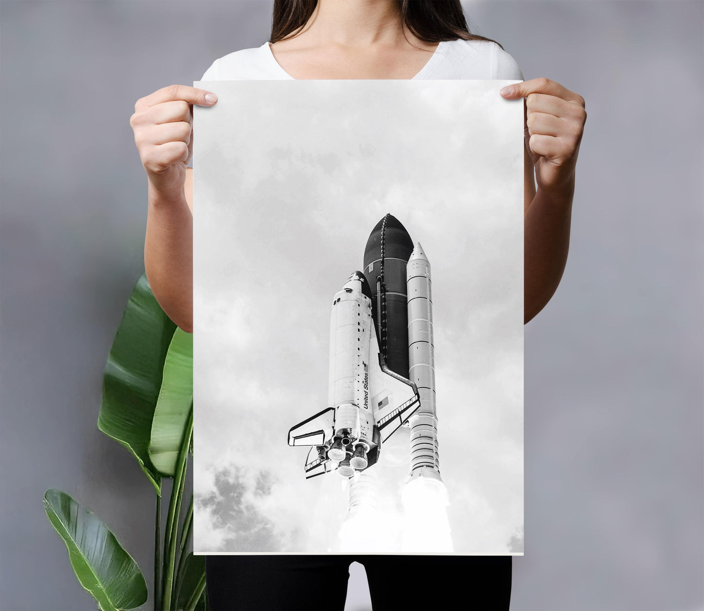 Space Shuttle Atlantis Print - Final Mission STS-135 | Historic NASA Wall Art
