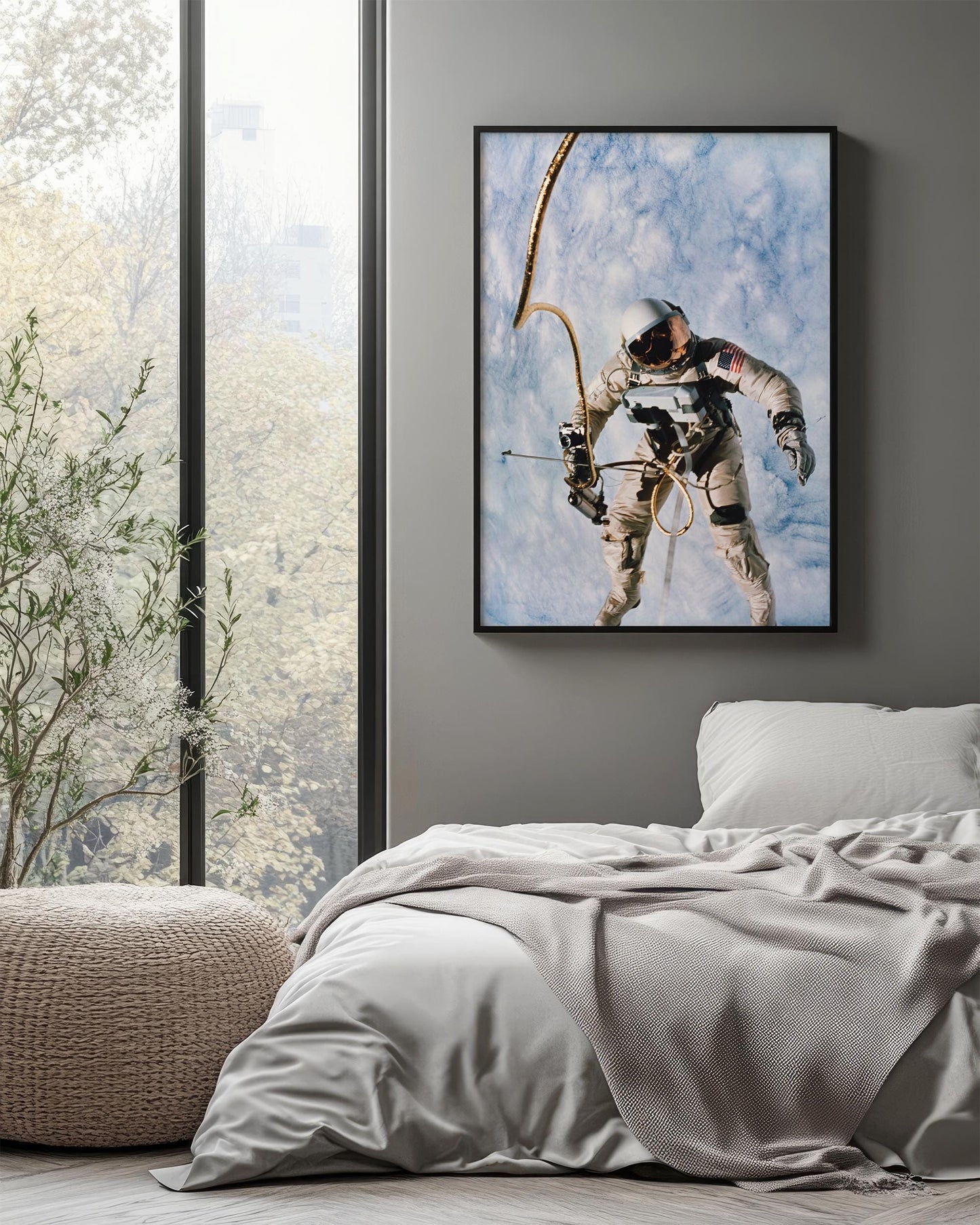 Astronaut Spacewalk Poster | Iconic NASA Photography | Ed White&#39;s Historic EVA | Outer Space Wall Art | Perfect Gift for Space Enthusiasts