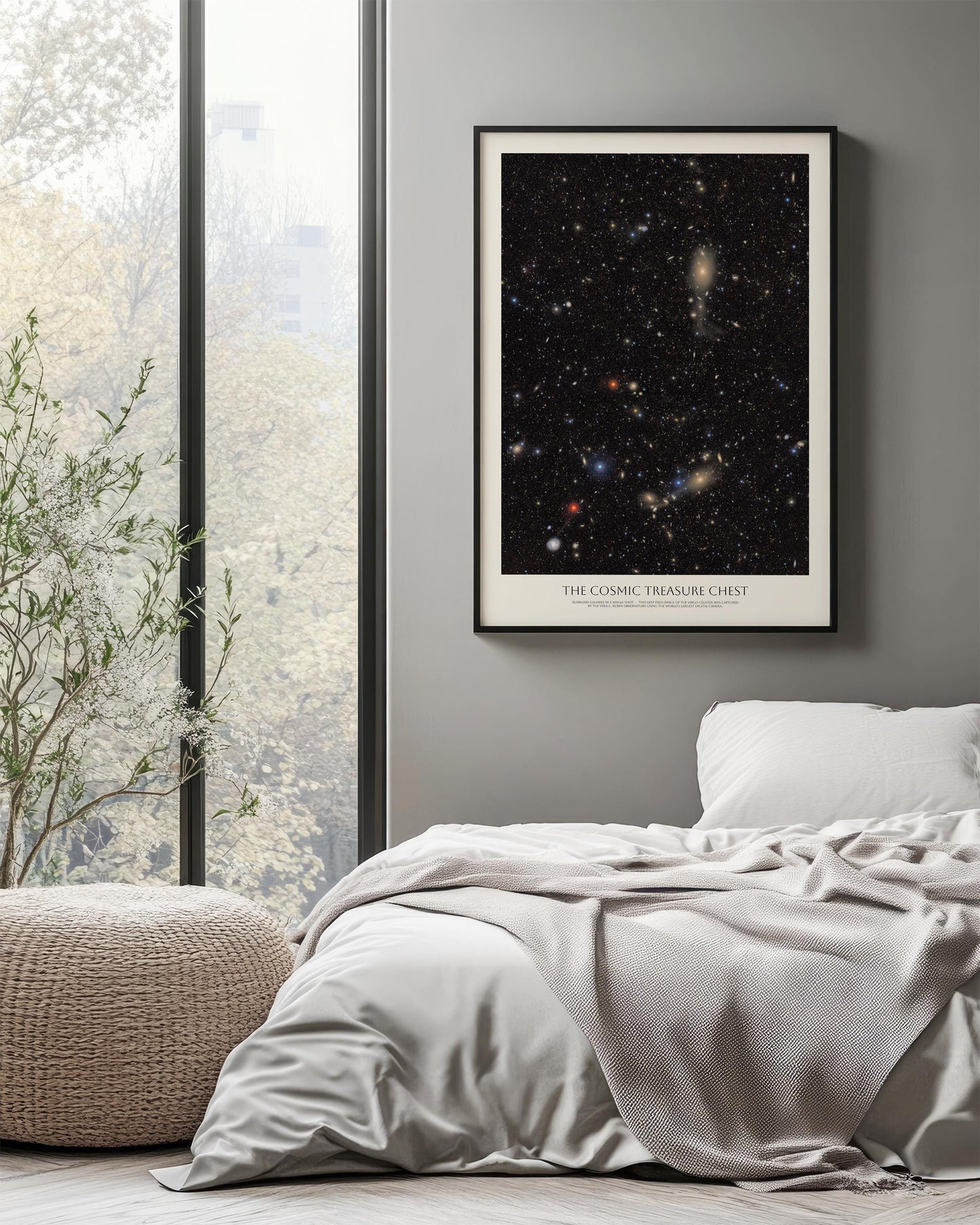 Virgo Cluster Galaxy Print: Vera Rubin Observatory Ultra-High Resolution Space Art