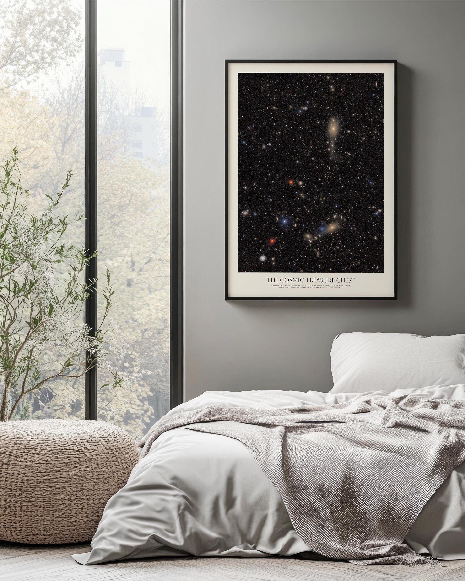 Virgo Cluster Galaxy Print: Vera Rubin Observatory Ultra-High Resolution Space Art