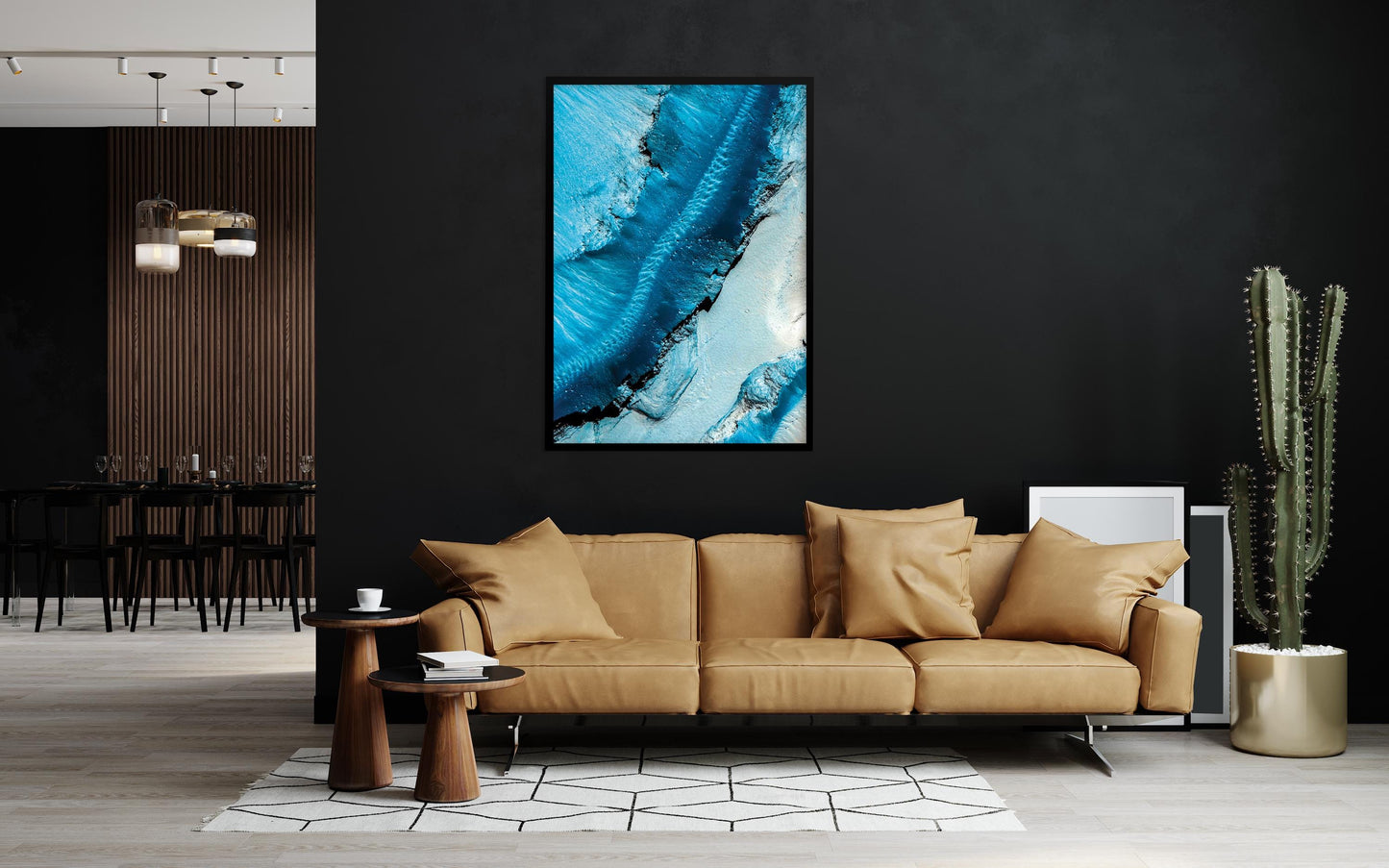 Mars Canyon Print – Martian Landscape Art | NASA Mars Poster | Space Wall Decor