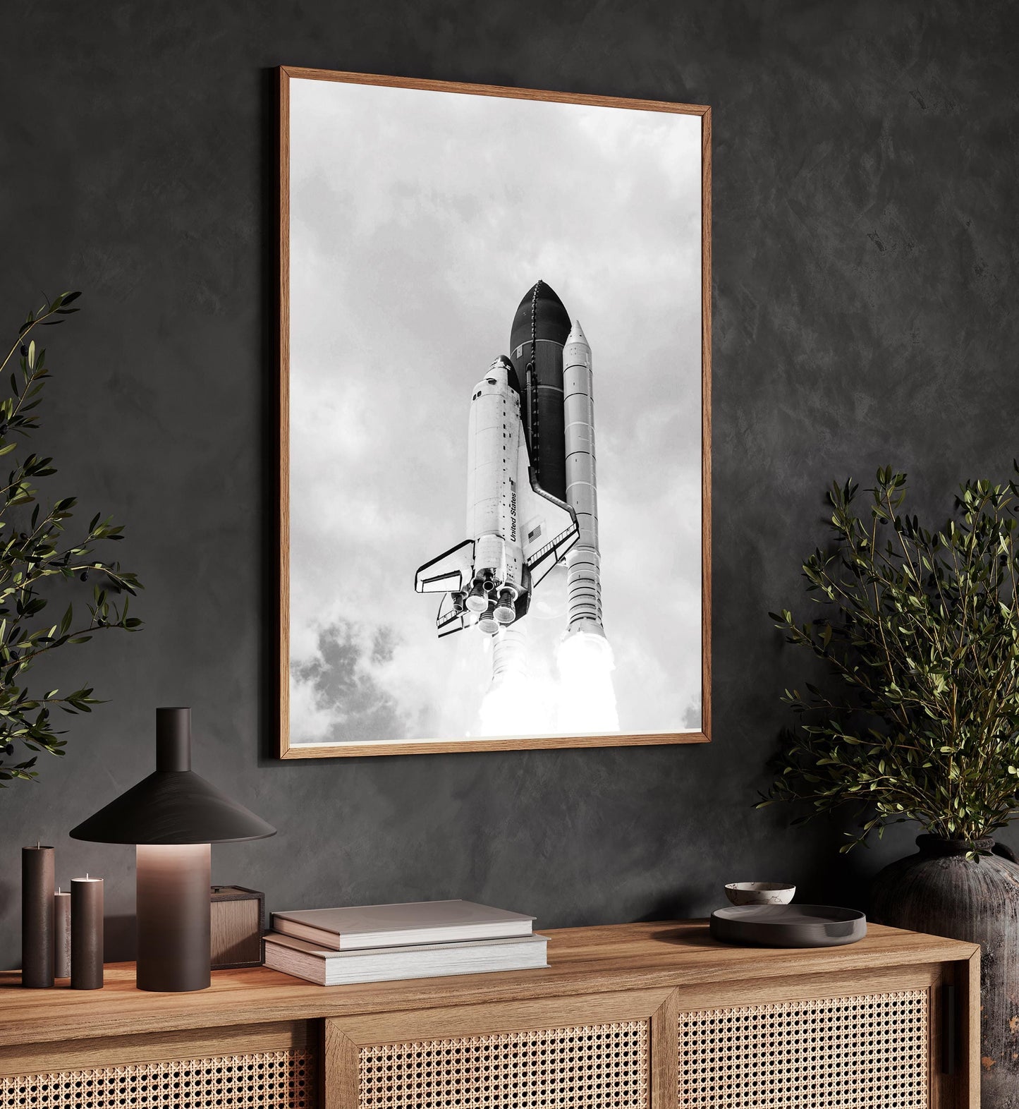 Space Shuttle Atlantis Print - Final Mission STS-135 | Historic NASA Wall Art
