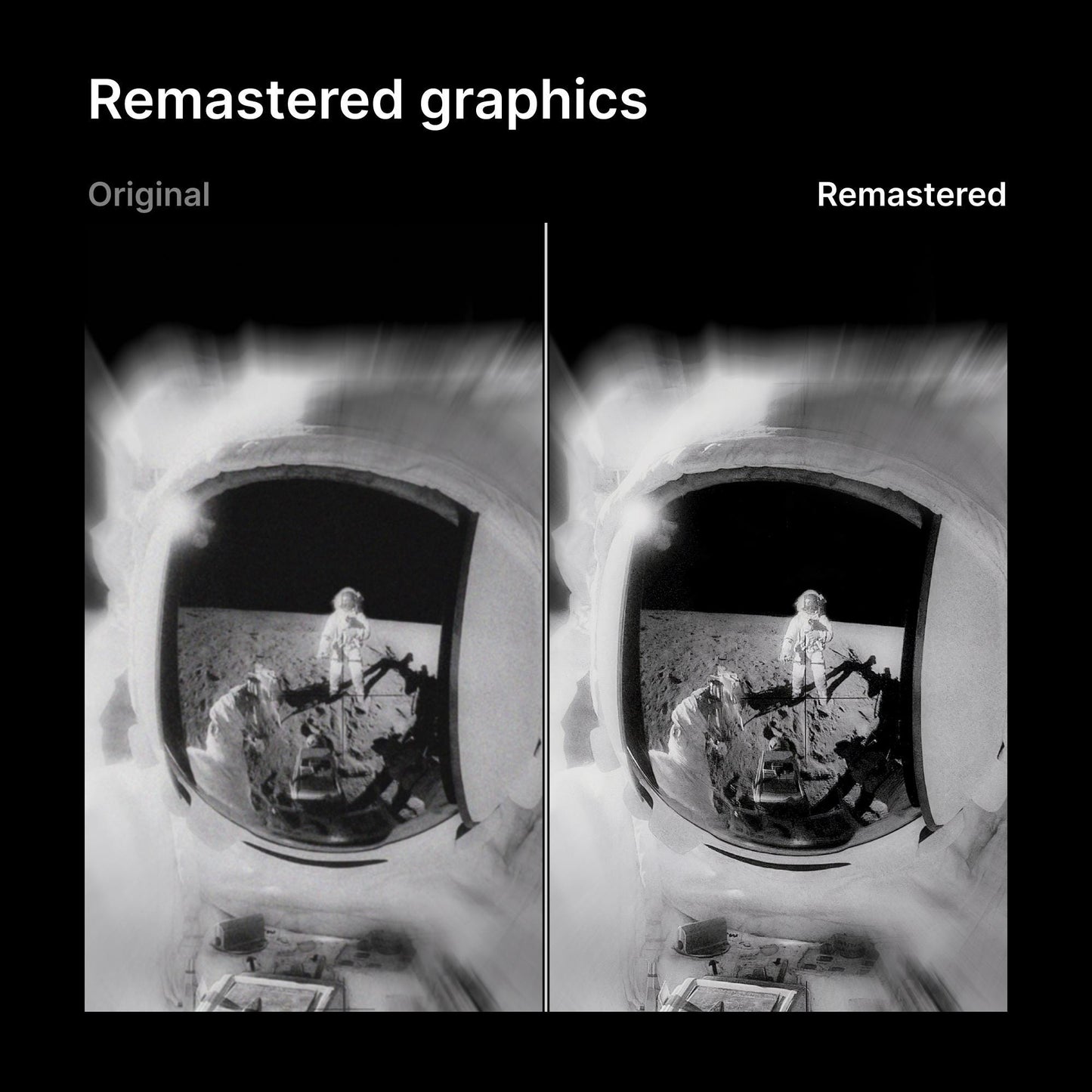 NASA moon photograph 1969 | NASA Space art  | Buzz Aldrin Moon Reflection | Apollo 11 Photo | Astronaut Poster | Astrophotography