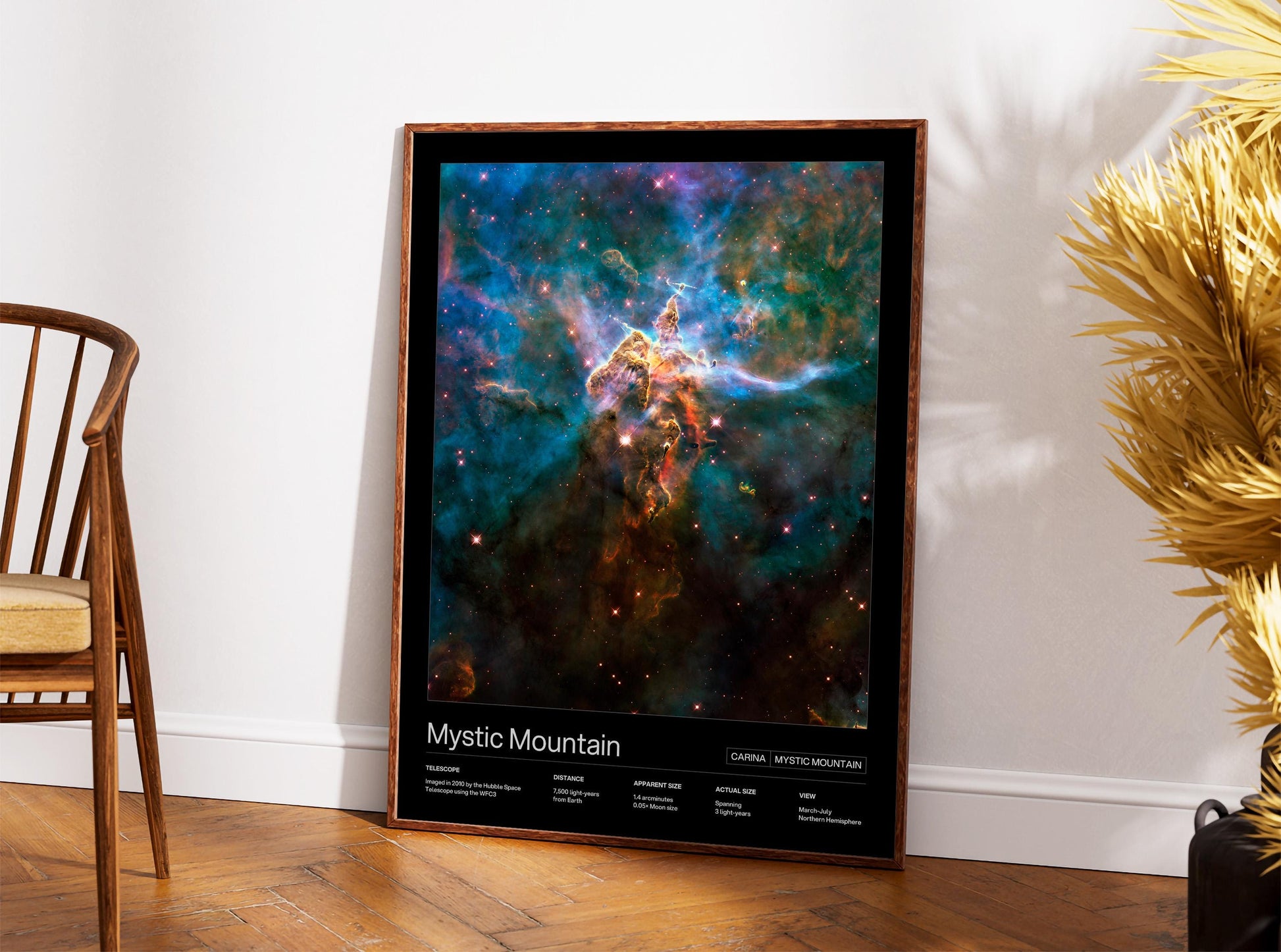 Mystic Mountain by NASA Hubble Space Telescope Historic Photographs Poster